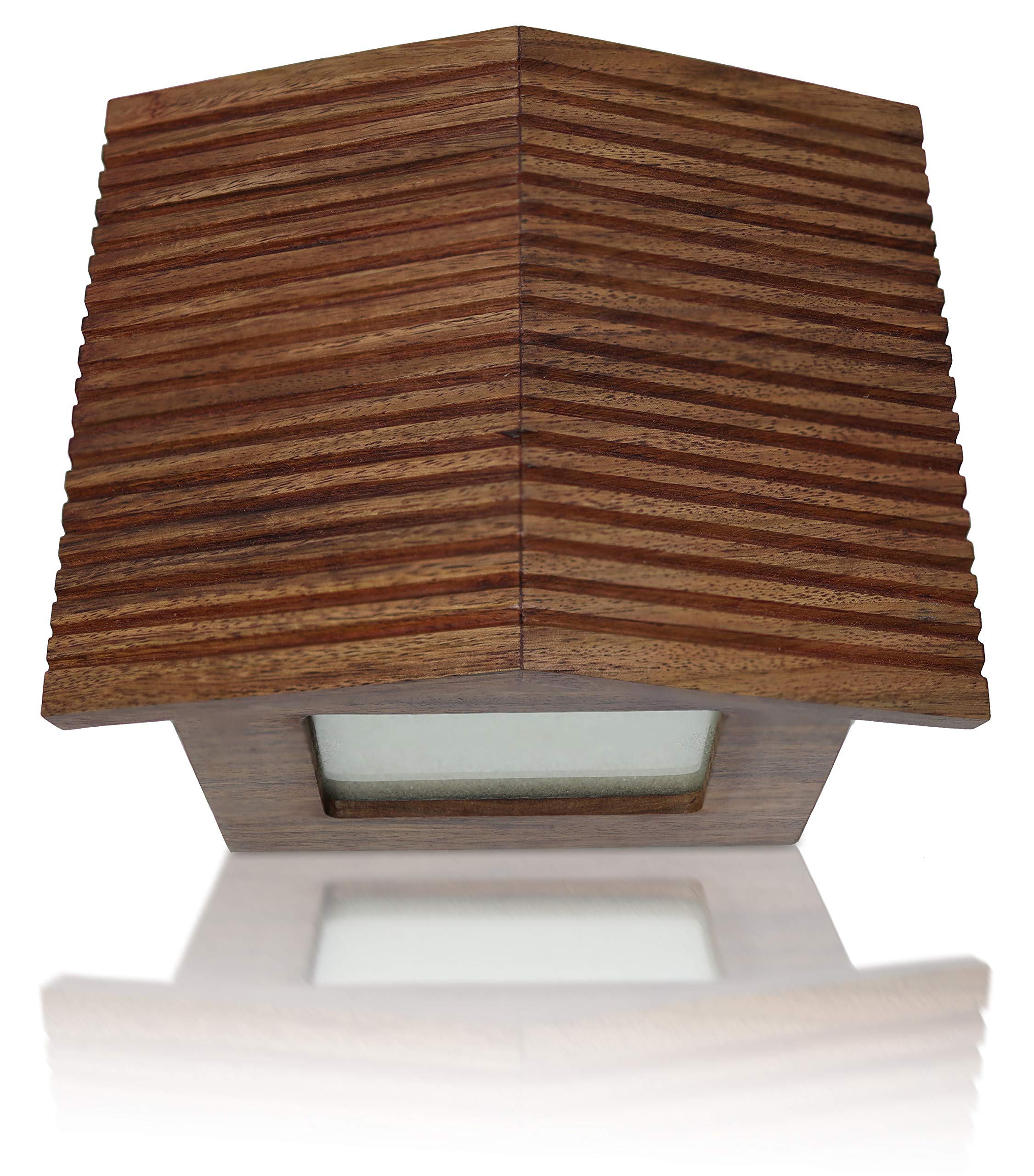 Royal Matter Rosewood Photo Frame Dog House Cremation Pet Urn 6.25' L X 5'W X 5.5' Capacity: 60 Cu. In.