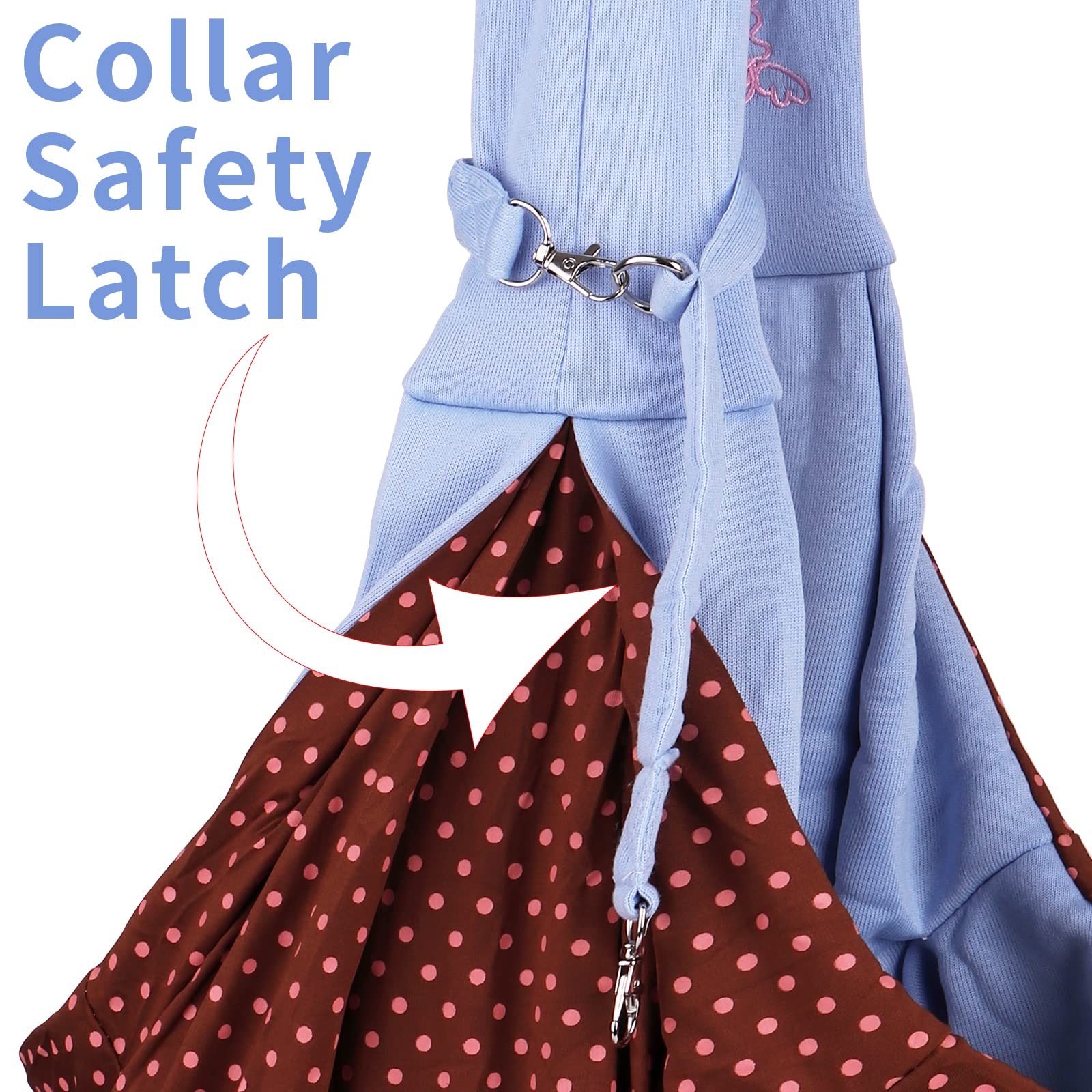 Small Dog Cat Sling Carrier,Hands Free Reversible Pet Carriers Bag,Pet Carrier Shoulder Crossbody Pet Slings Suitable for Puppy,