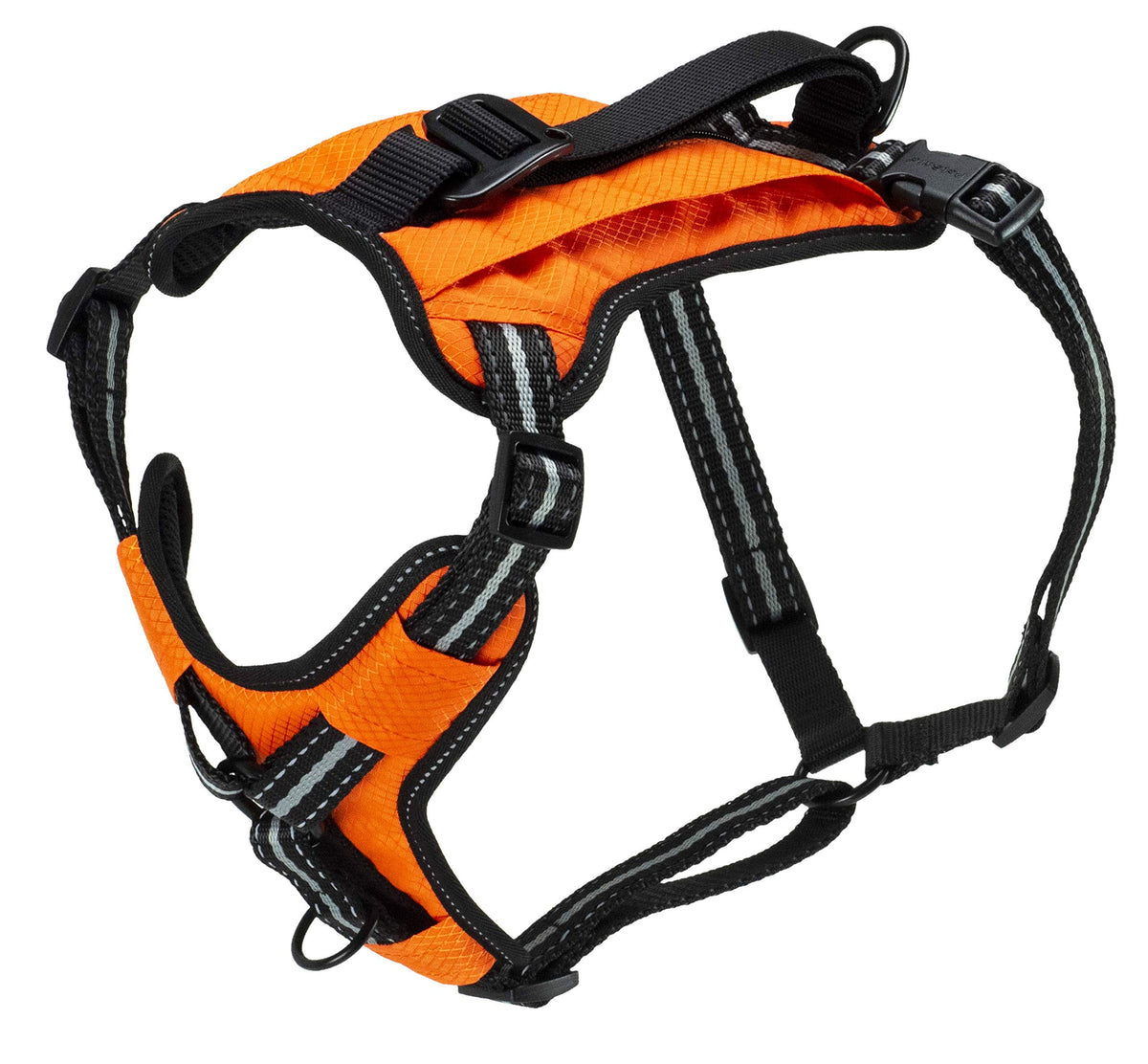 Petsafe Walk-Along Outdoor Dog Harness, No-Pull Solution, Water-Resistant, Zippered Pouch For Storage, Built-In Car Restraint, M