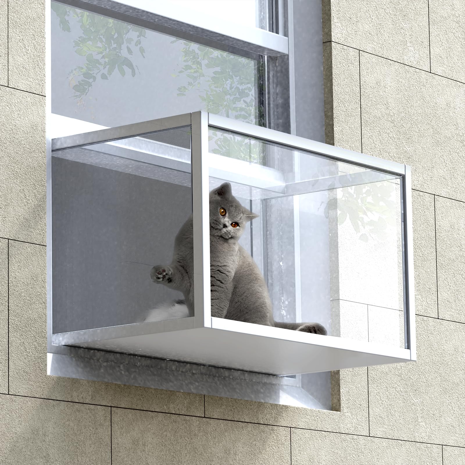 Window Cat Perch Catio. Cat Window Box. Wood Window Catio. Cat Catio Window Perch. Window Catio For Indoor Cats. Zshlxm