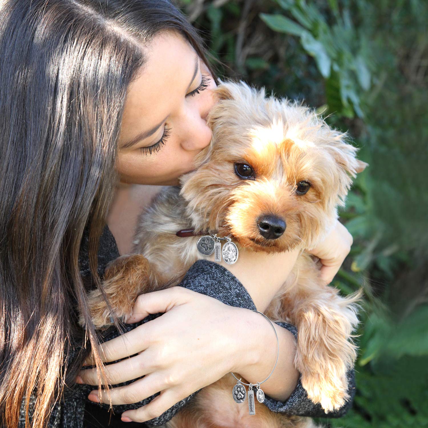 My Saint My Hero - Pet Blessings Bracelet And Pet Tag Set