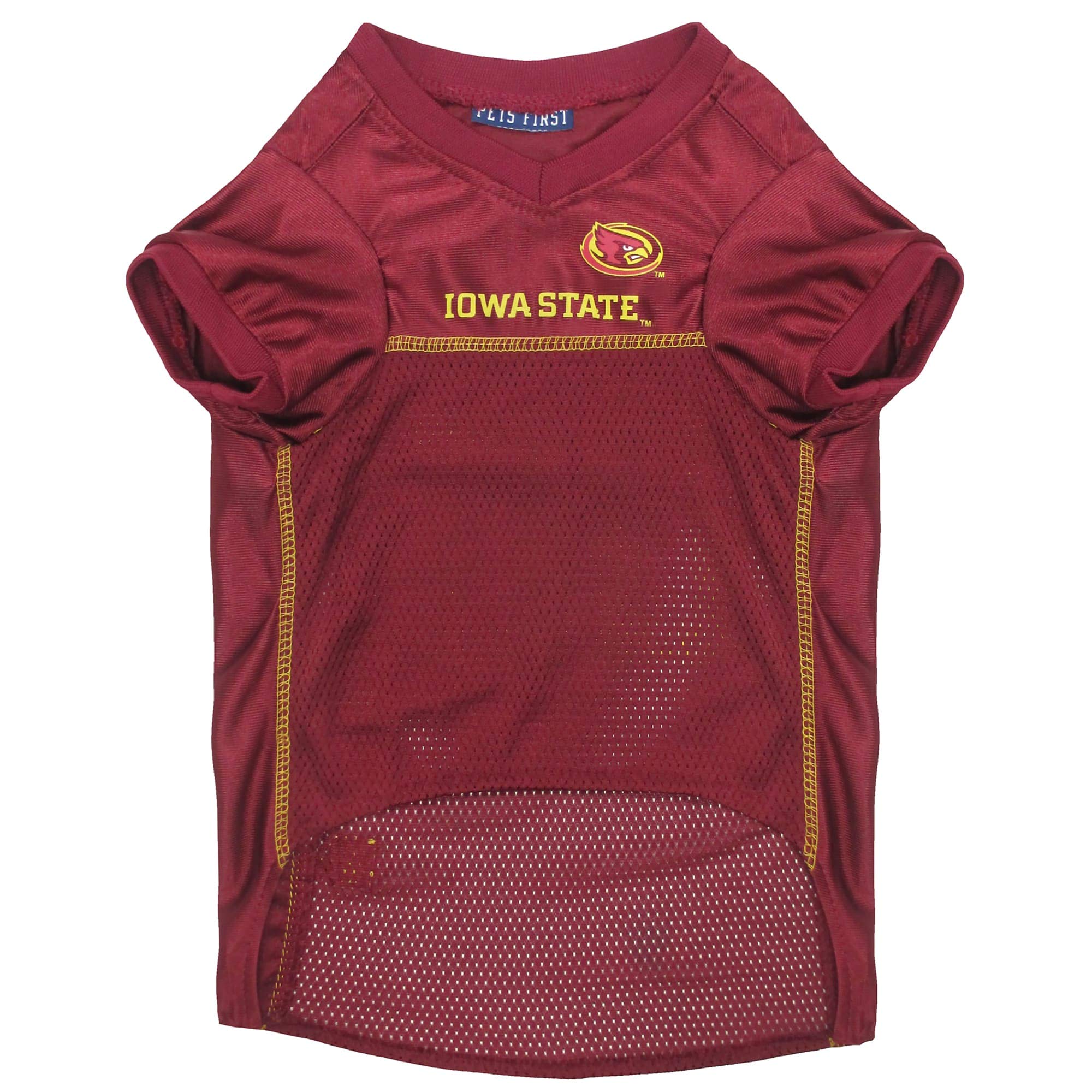 Pets First NCAA College Iowa State Cyclones Mesh Jersey for Dogs & Cats, XX-Large. Licensed Dog Jersey with Your Favorite Footba