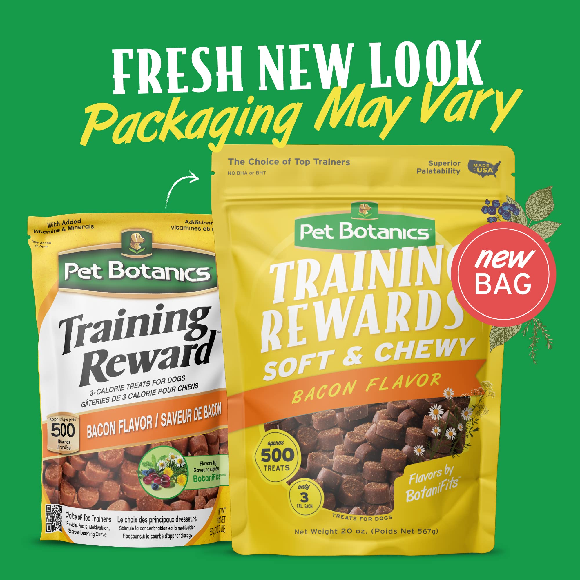 Pet Botanics Training Rewards Treats for Dogs, Made with Real Pork Liver, Focuses, Motivates, Rewards, Speeds Up Learning Curve,