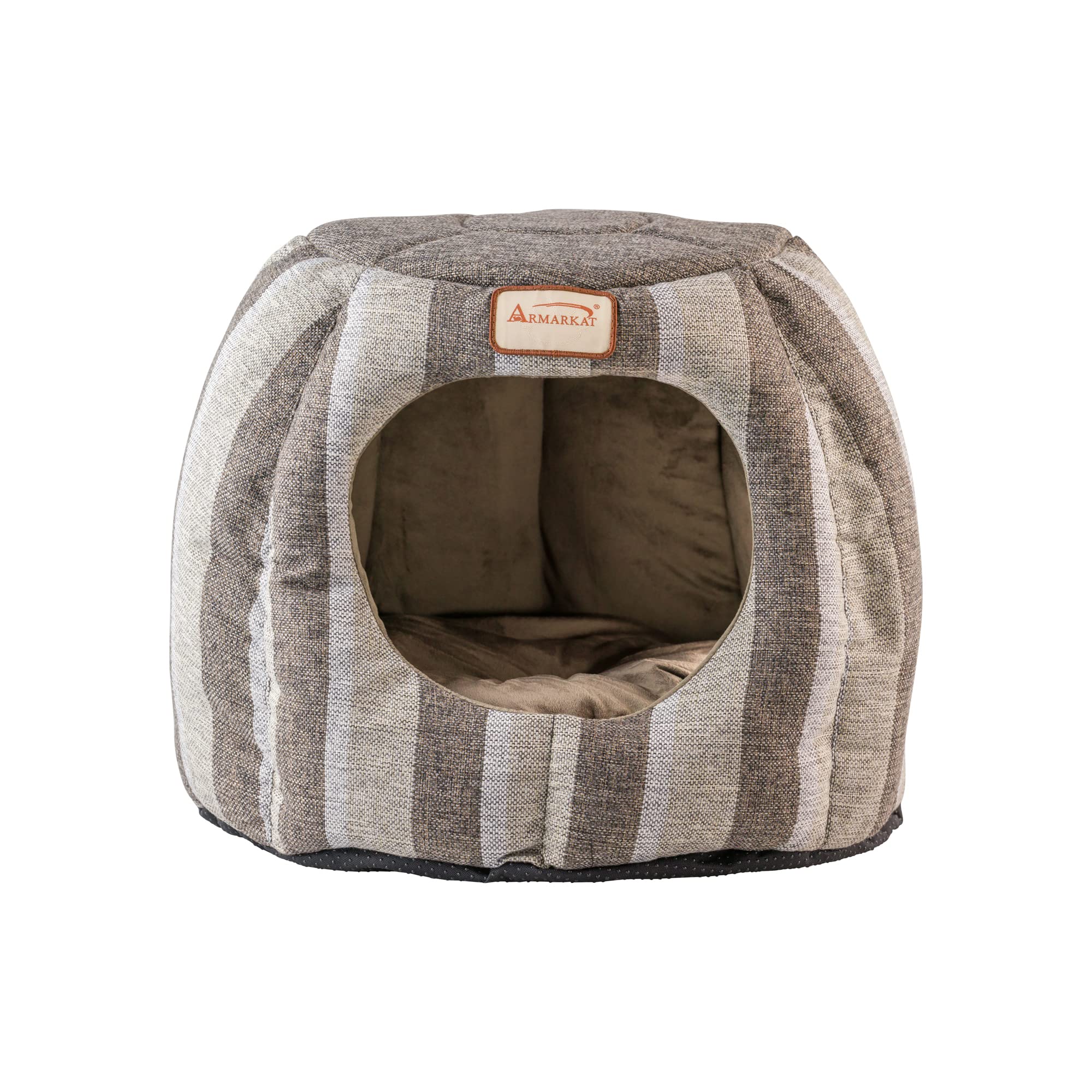 Armarkat C30Cg 2016 Cat Bed, 18'', Pearl And Putty, 20'' L X 16'' W X 4.5'' H