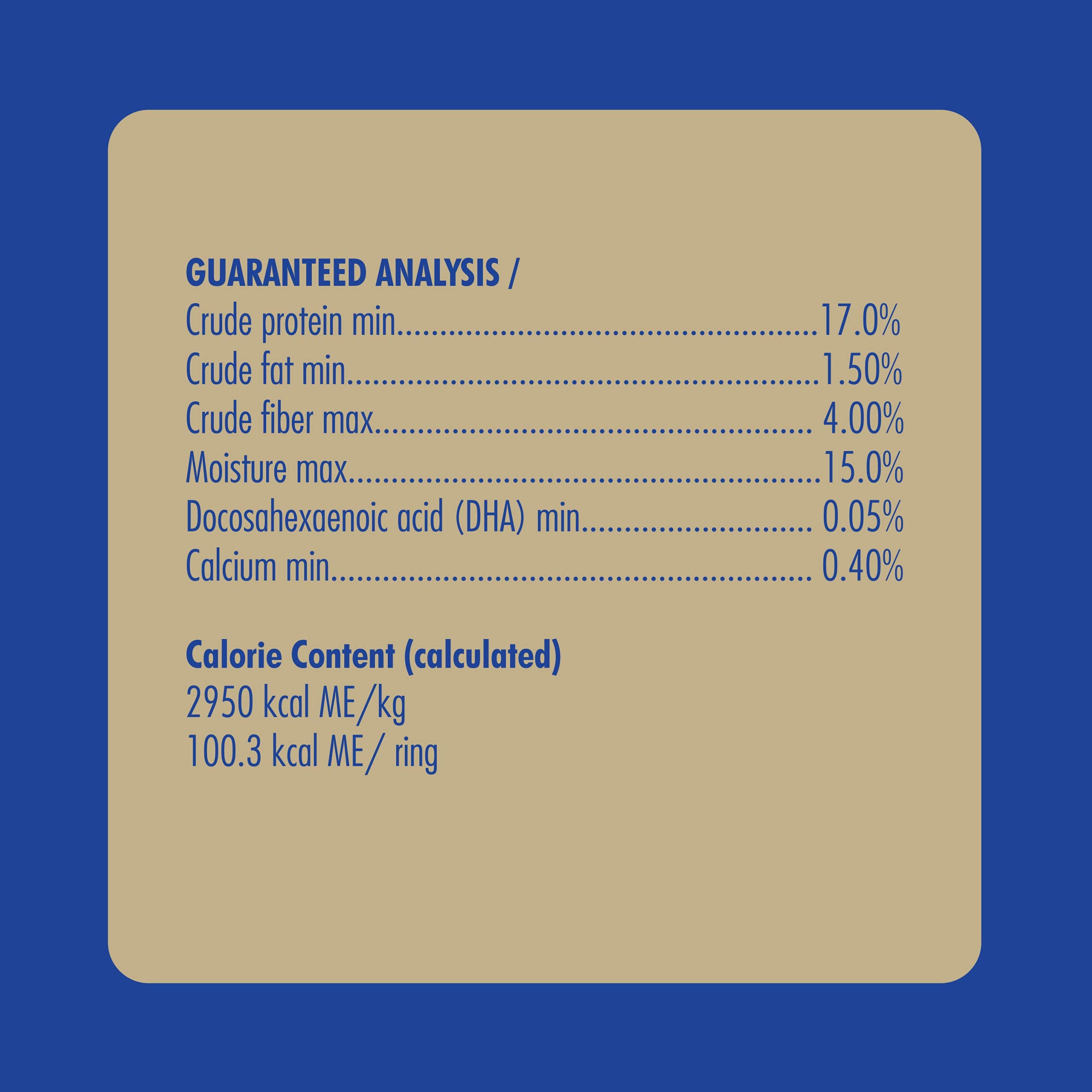 N-Bone Puppy Teething Rings Peanut Butter Flavor Dog Treat, 3 Count Bag, 3.6-Oz