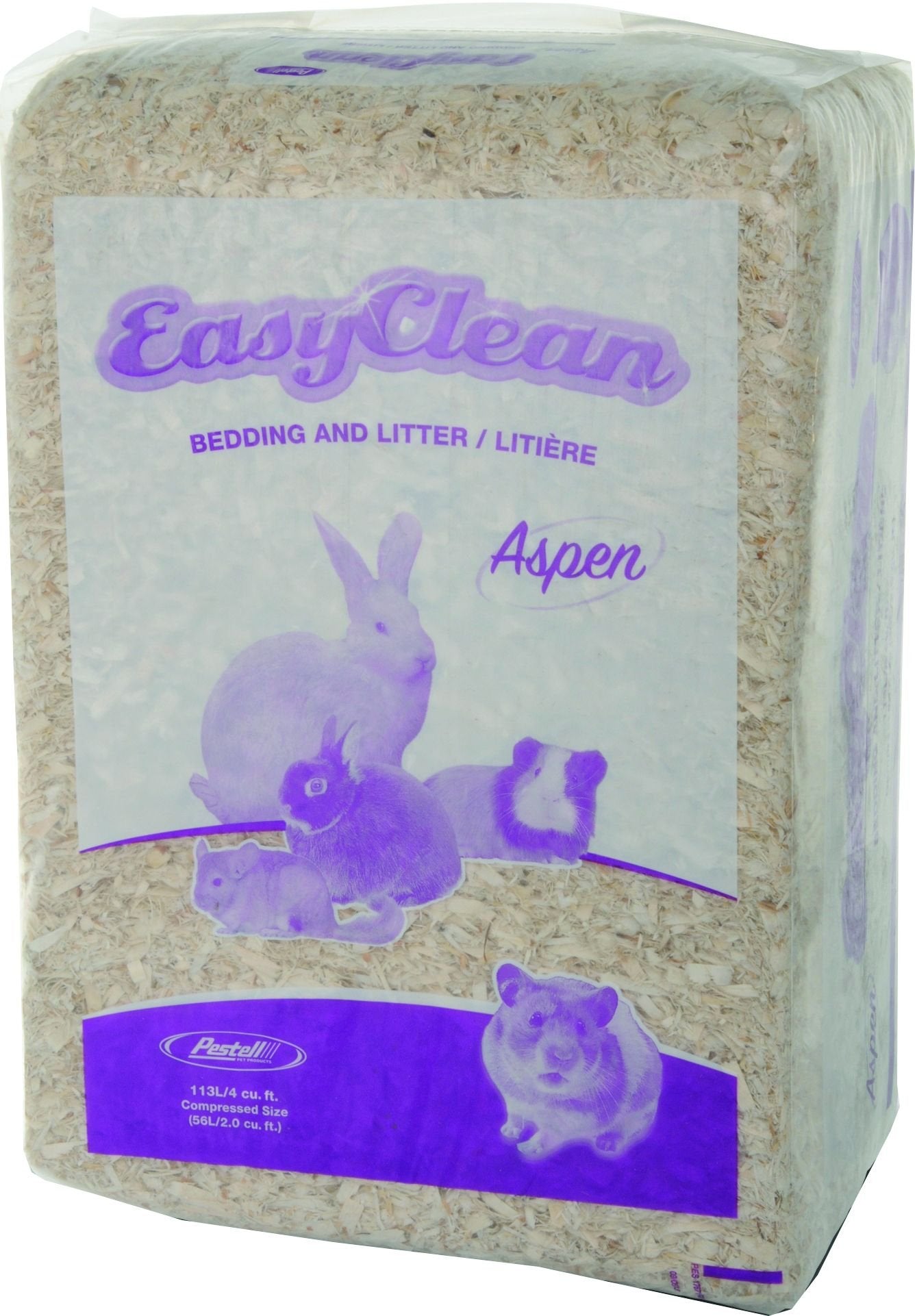 Pestell Pet Products Easy Clean Aspen Bedding, 113 Liters