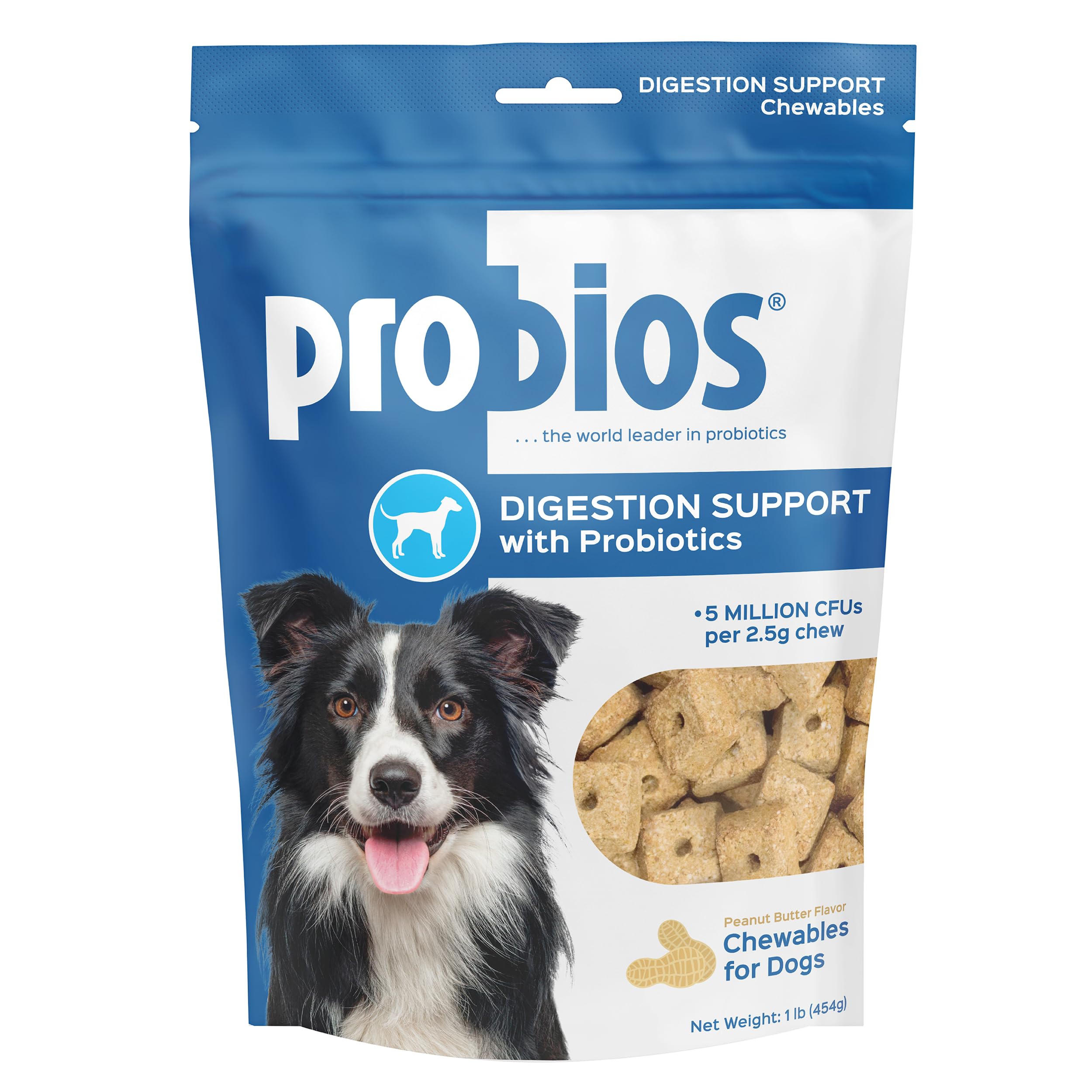 Probios Dog Treats - Digestion Support - 1lb Pouch