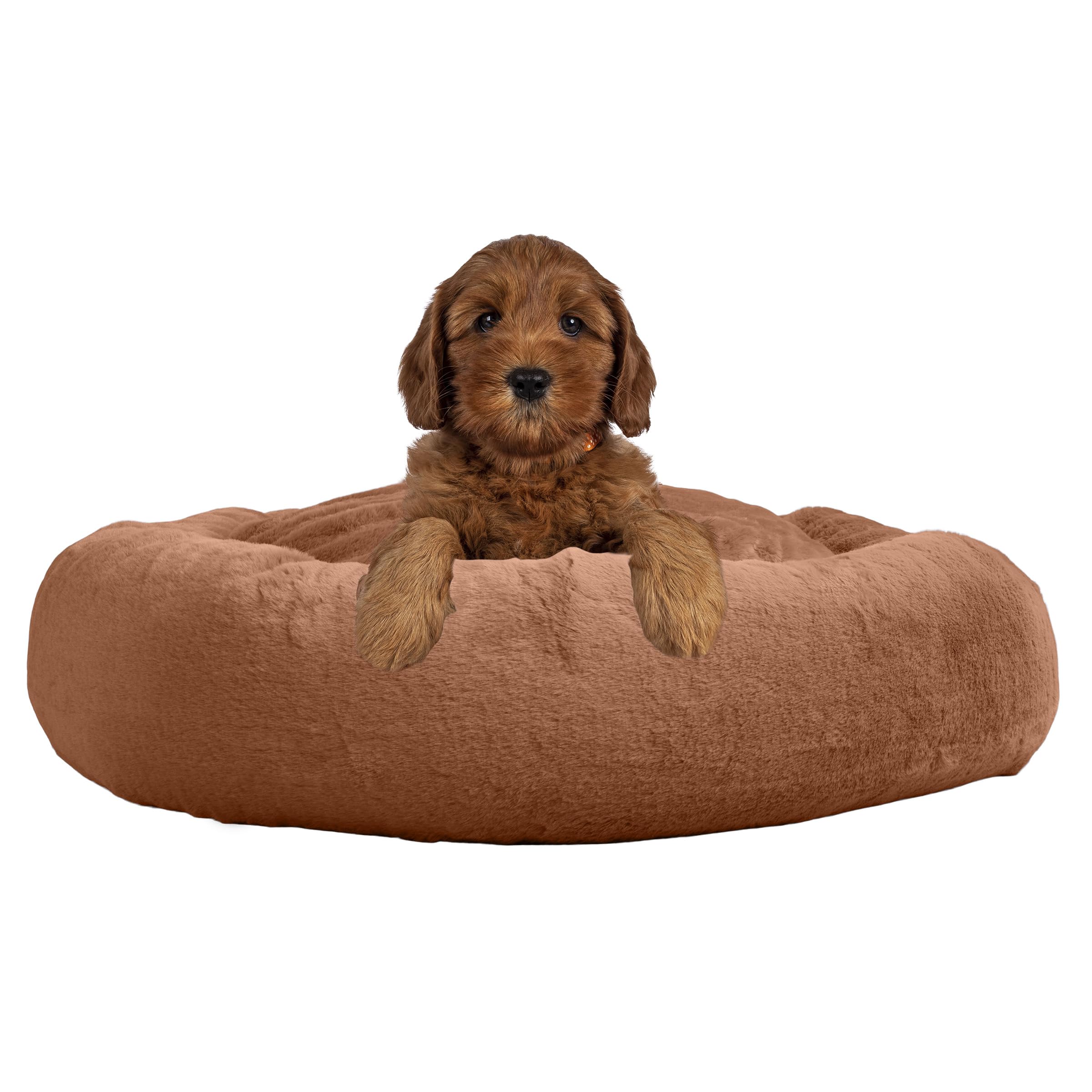 Petmaker Dog Bed - Donut Dog Bed And Cat Bed For Medium Pets - Dog Bed With Removable Washable Cover And Nonslip Bottom - Puppy 