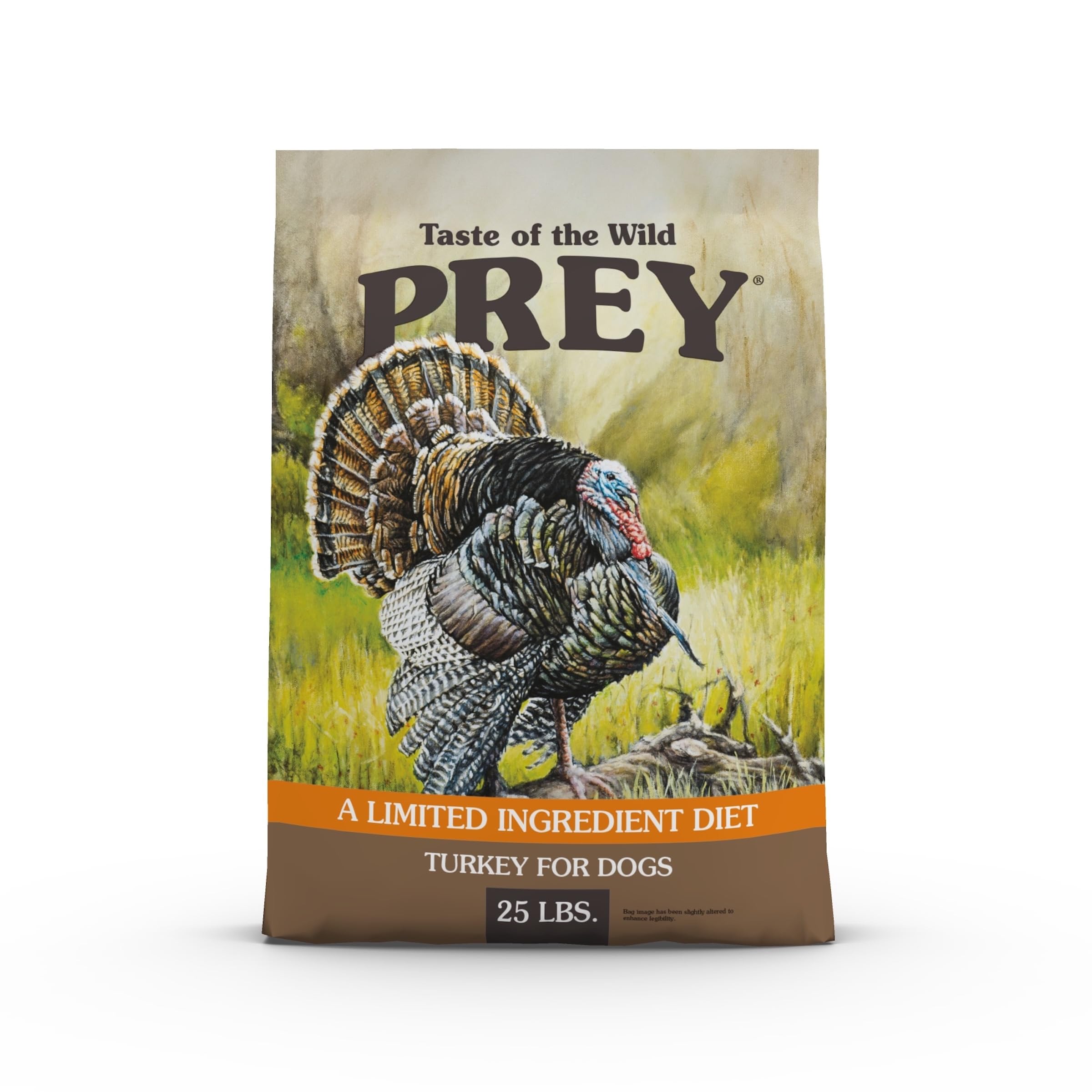 Taste of the Wild PREY Turkey Limited Ingredient Recipe Dry Dog Food 25 lb