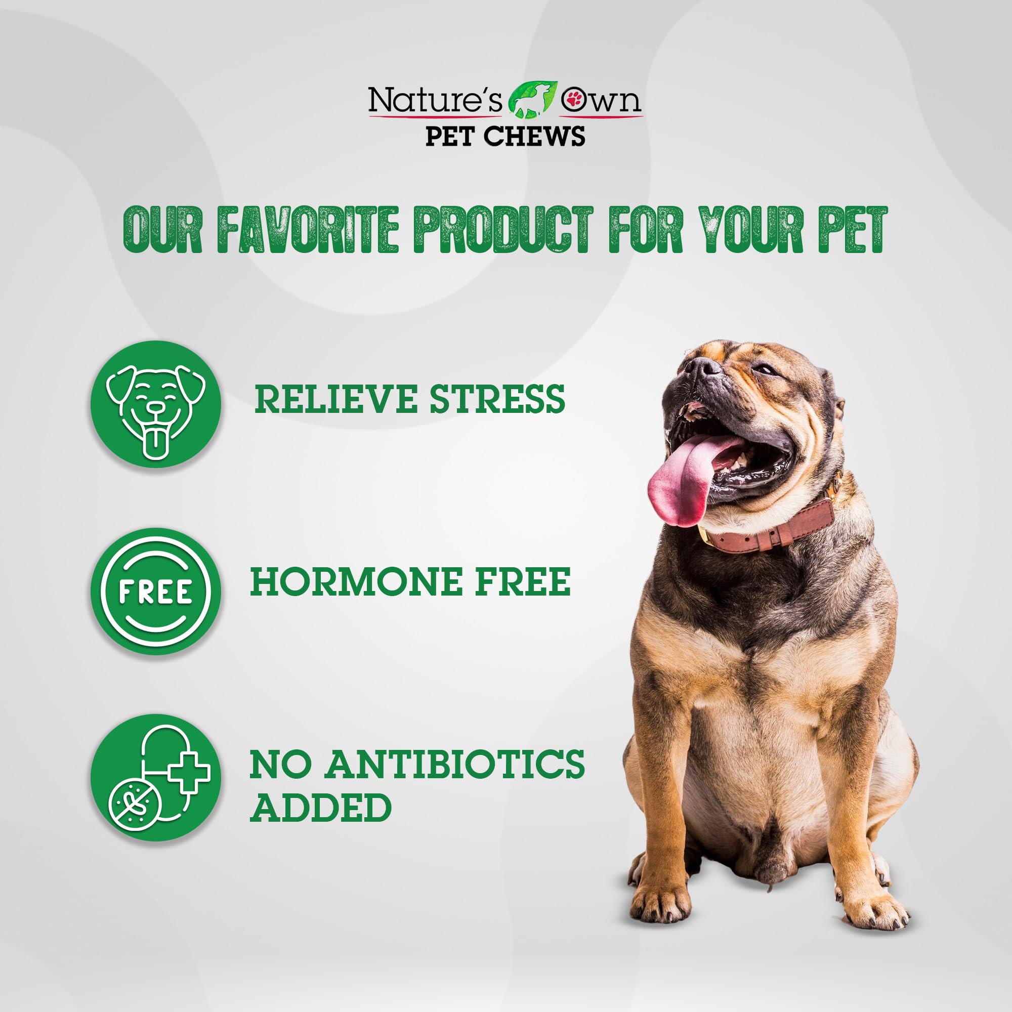 Natures Own Pet Chews Doggy Bag Treat, 12 Piece - Natures Own Healthy Pet Chews - Great for Teeth & Gums - Natural Protein Ful