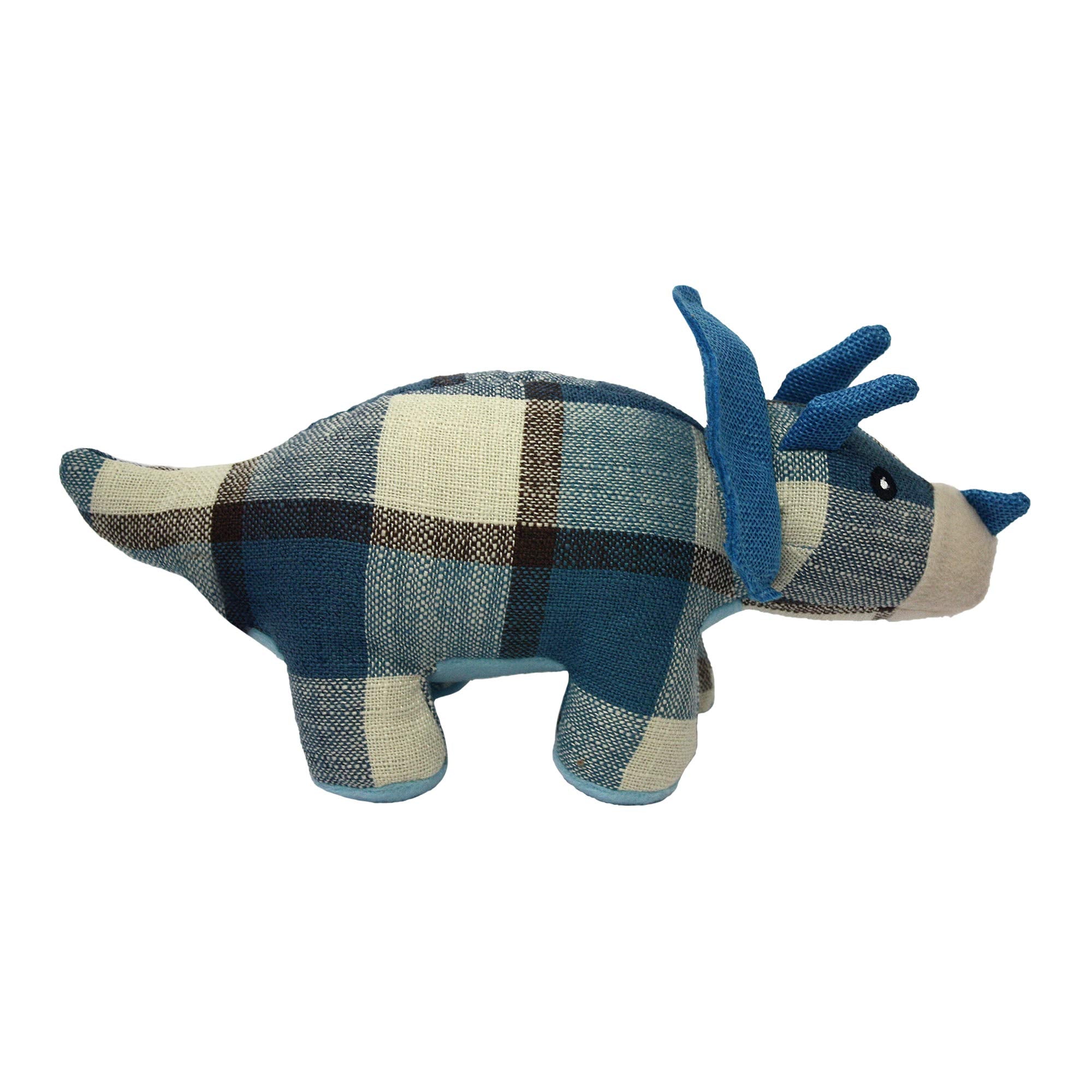 multipet Plaidosaurus Reg 9.75'' Dog Toy, Assorted (15020-1)