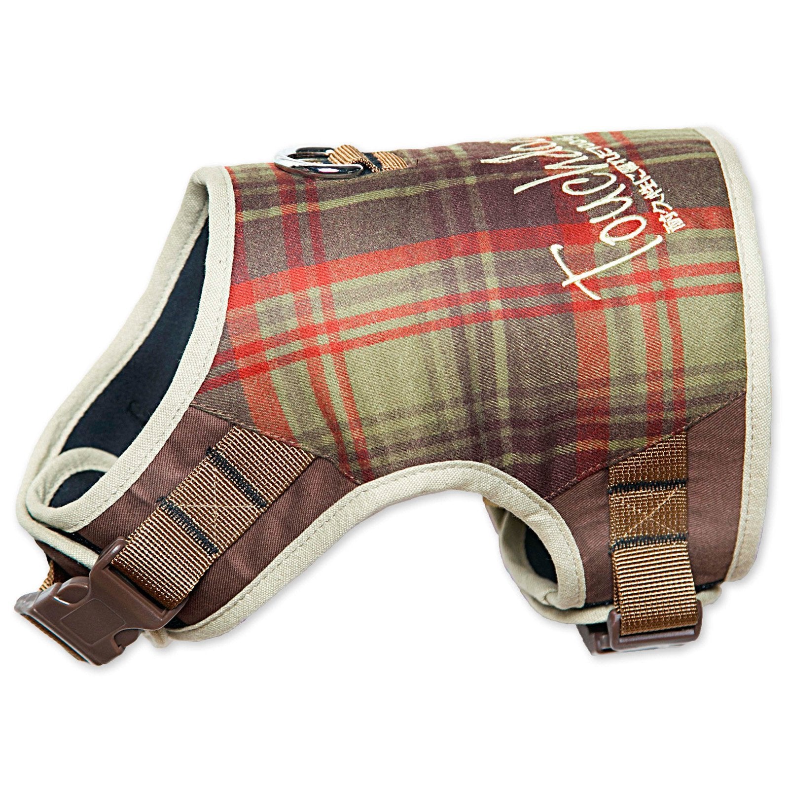 TOUCHDOG Tough-Boutique Adjustable Fashion Designer Pet Dog Harness and Leash Combination, Small, Dark Pink