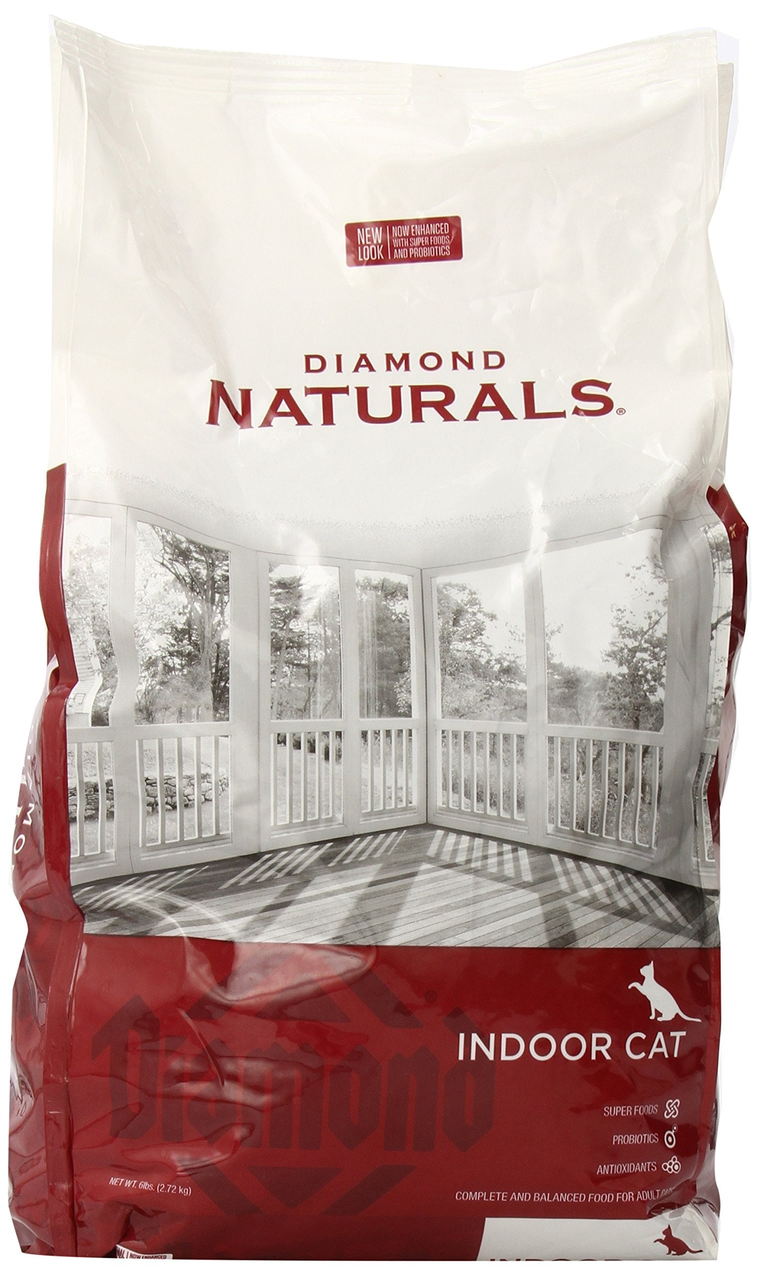 Diamond Naturals Premium Real Meat Recipe Dry Indoor Cat Food with Protein from Cage-Free Chicken, Antioxidants Probiotics to Su
