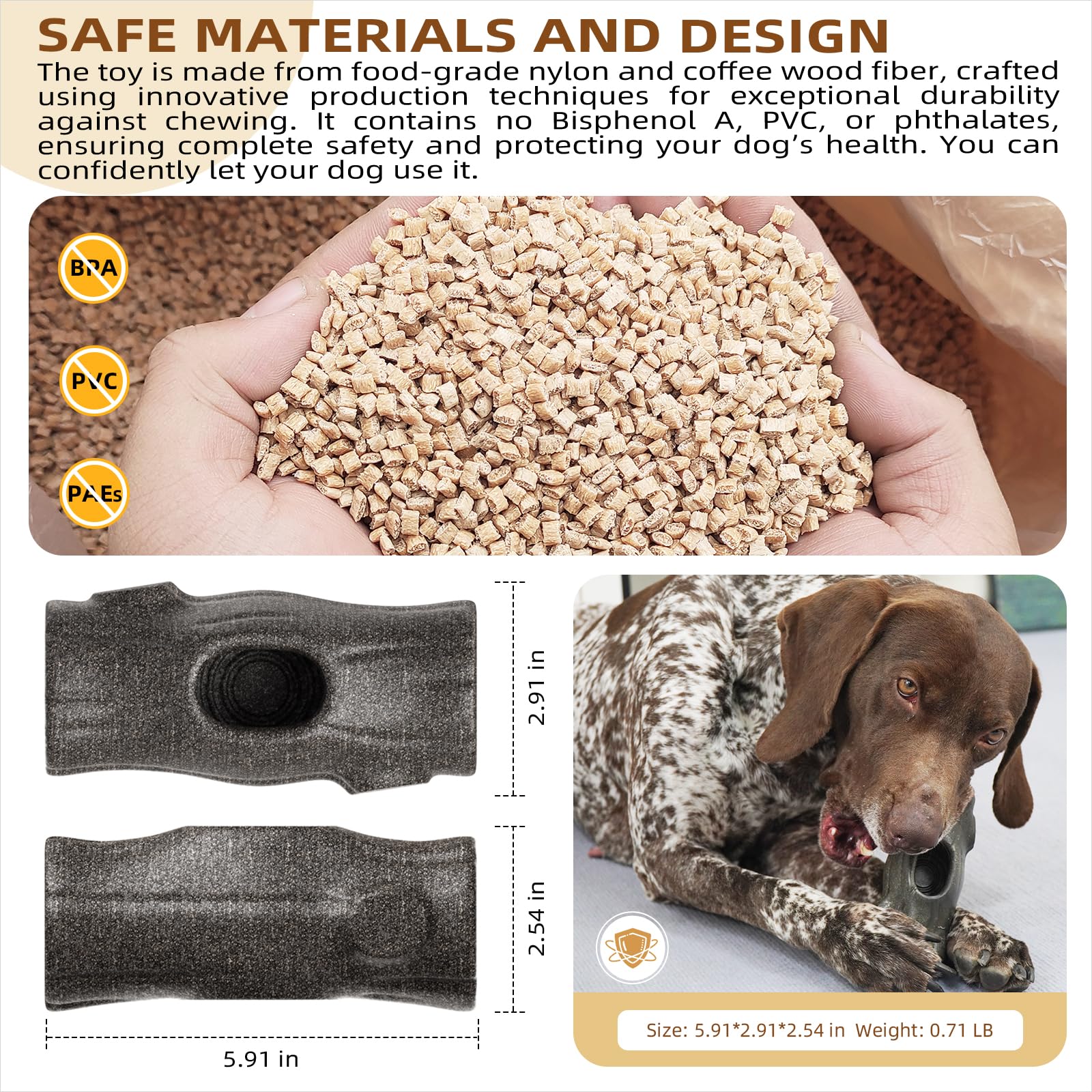 kogven Dog Toys for Aggressive Chewers,Indestructible Dogs Toy for Large/Medium Breed,Frozen Dog Treat Holder to do Keep Them Bu