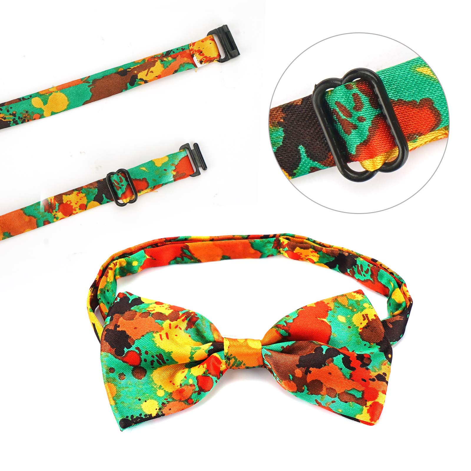 Dog Grooming Collar Bows, Segarty 40 Packs Bulk Pet Bow Ties With Adjustable Dog Bowtie Collar For Small Medium Dogs