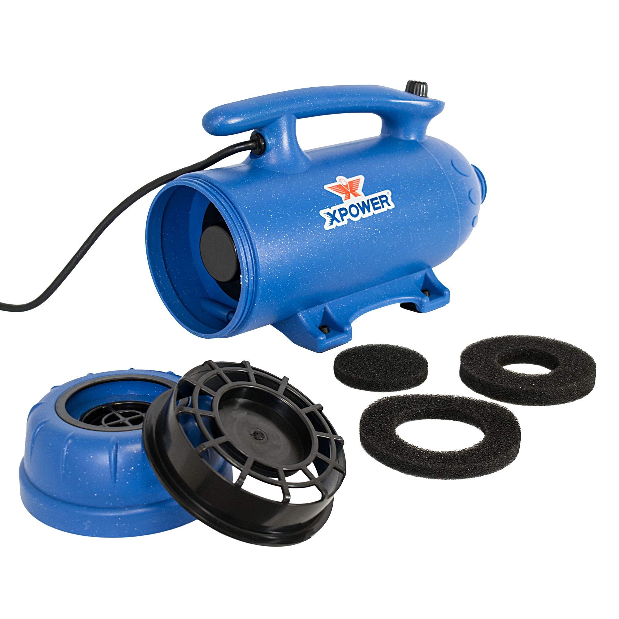 Xpower B-27 Powerful, Professional Pet Grooming Force Dryer With Dual Motors, Variable Speed Control