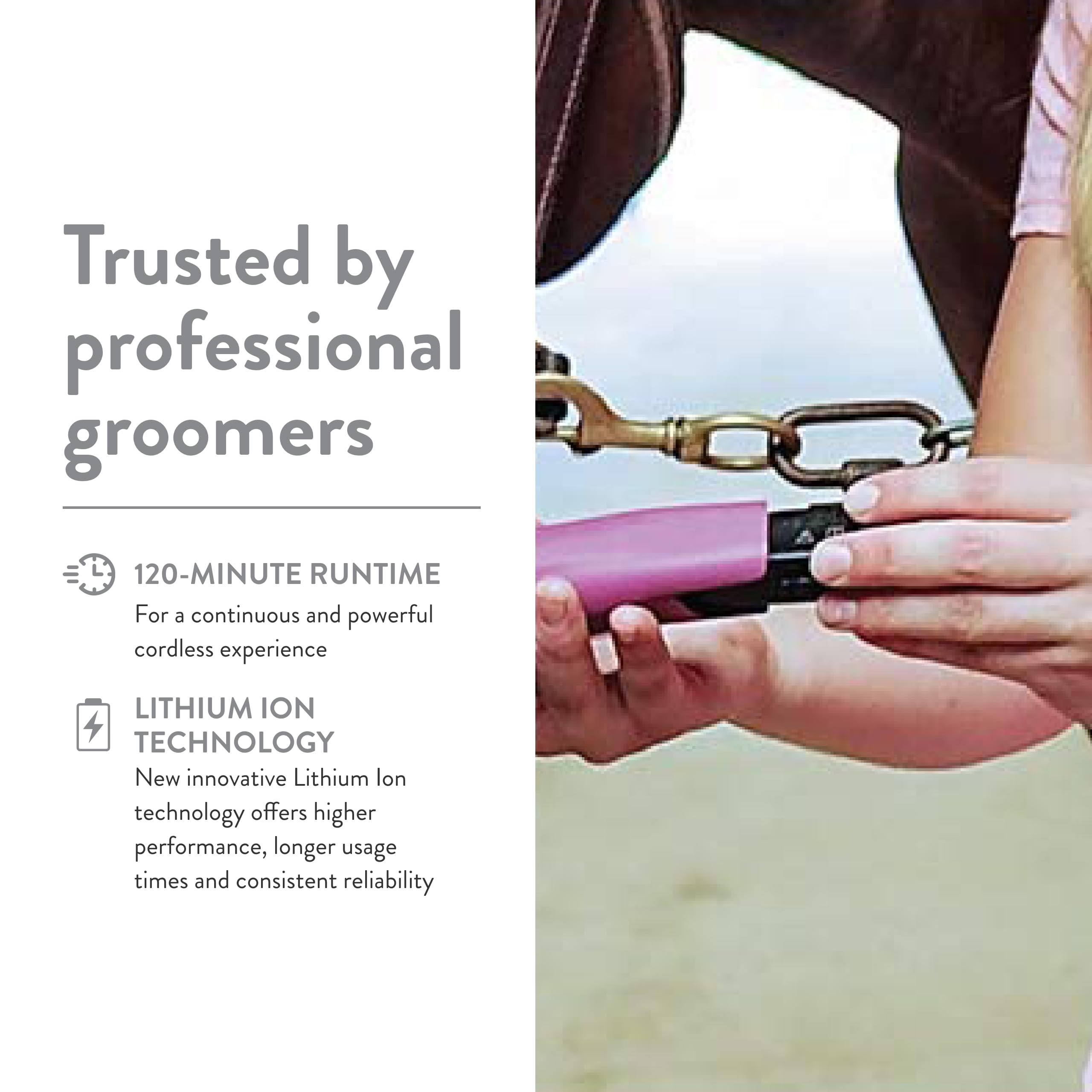 Wahl Professional Animal Replacement Battery For Creativa Cordless Pet Clipper (#41874-7050) - Replacement Battery For Pet Clipper - Lithium Ion