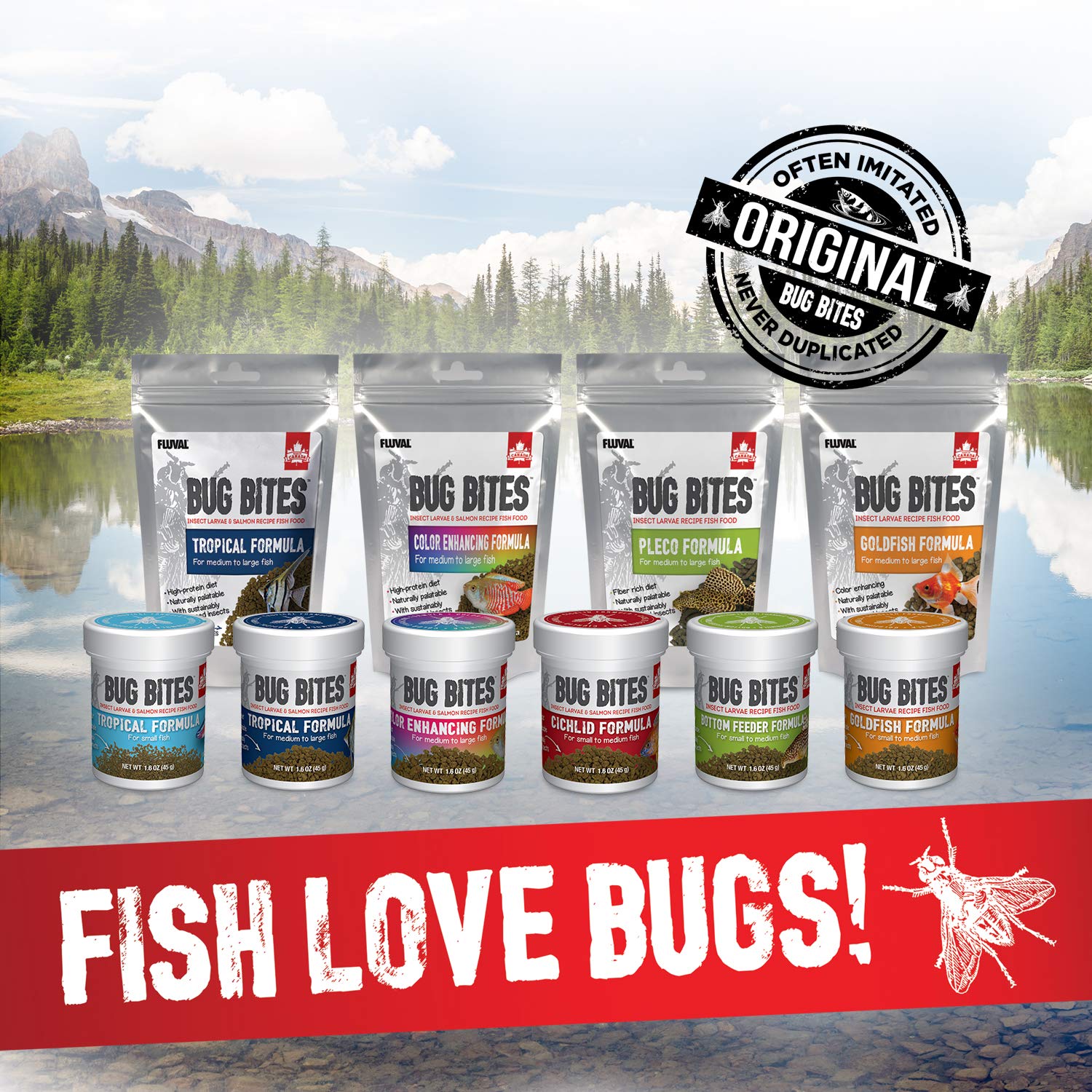 Fluval Bug Bites Turtle Formula Floating Pellets