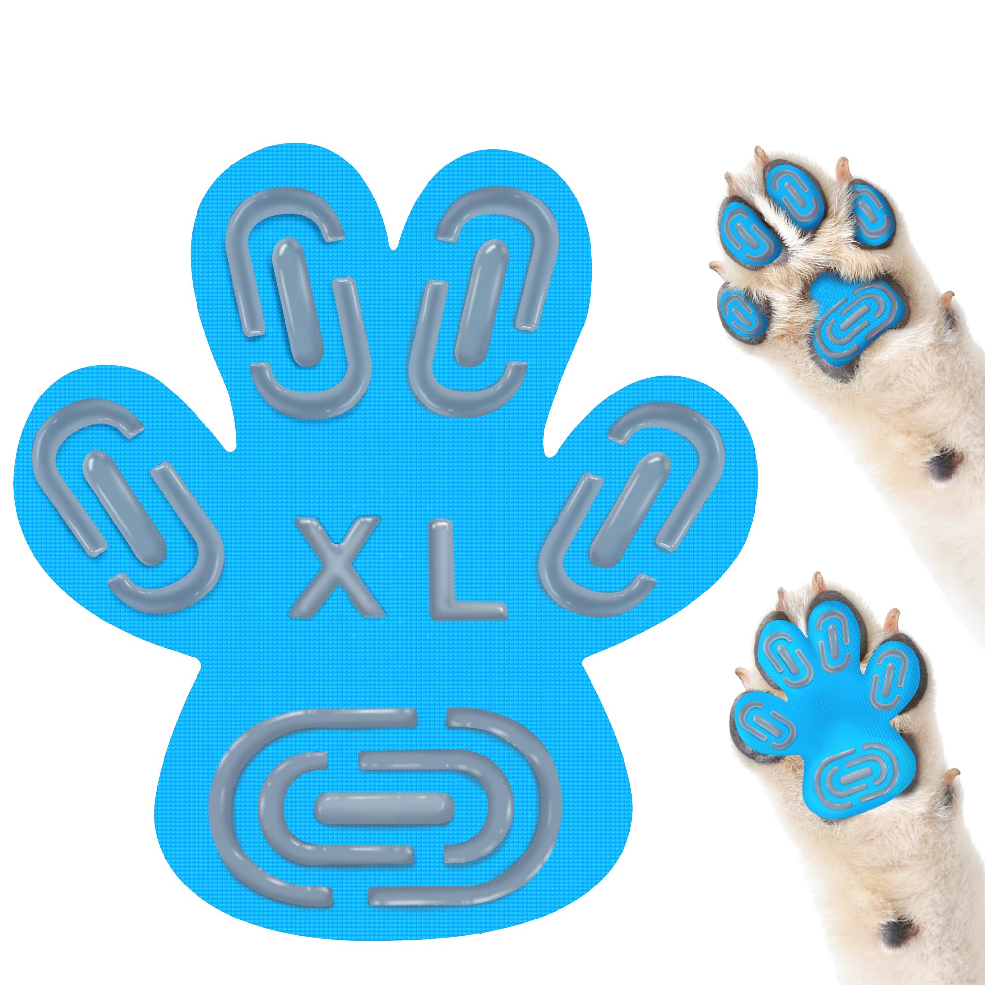 Non-Slip Dog Paw Protector Pads For Senior Dogs, Dog Paw Adhesive Pads On Hardwood Floor,Senior Dog Essentials With Strong Tract