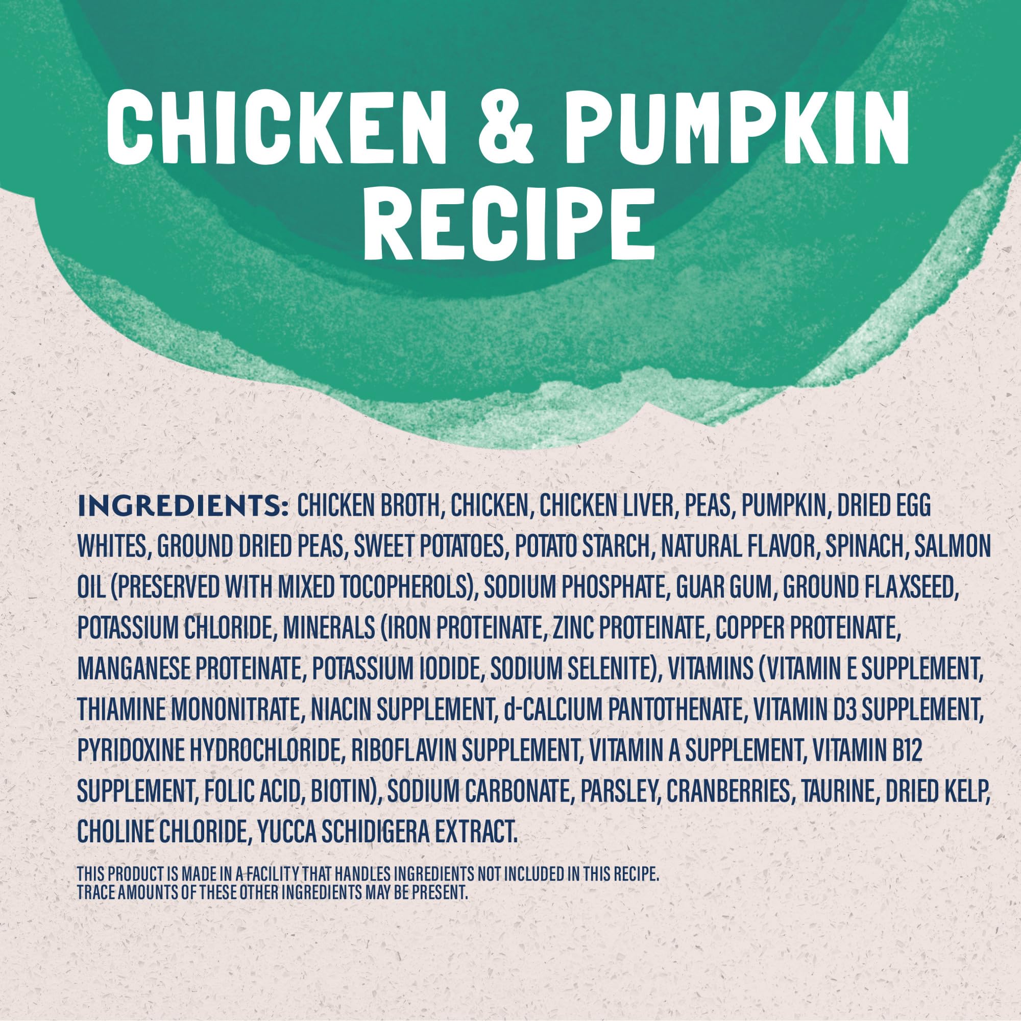 Natural Balance Original Ultra Platefulls Adult Grain-Free Wet Cat Food, Chicken & Pumpkin Recipe, 3 Ounce Pouch (Pack of 24)
