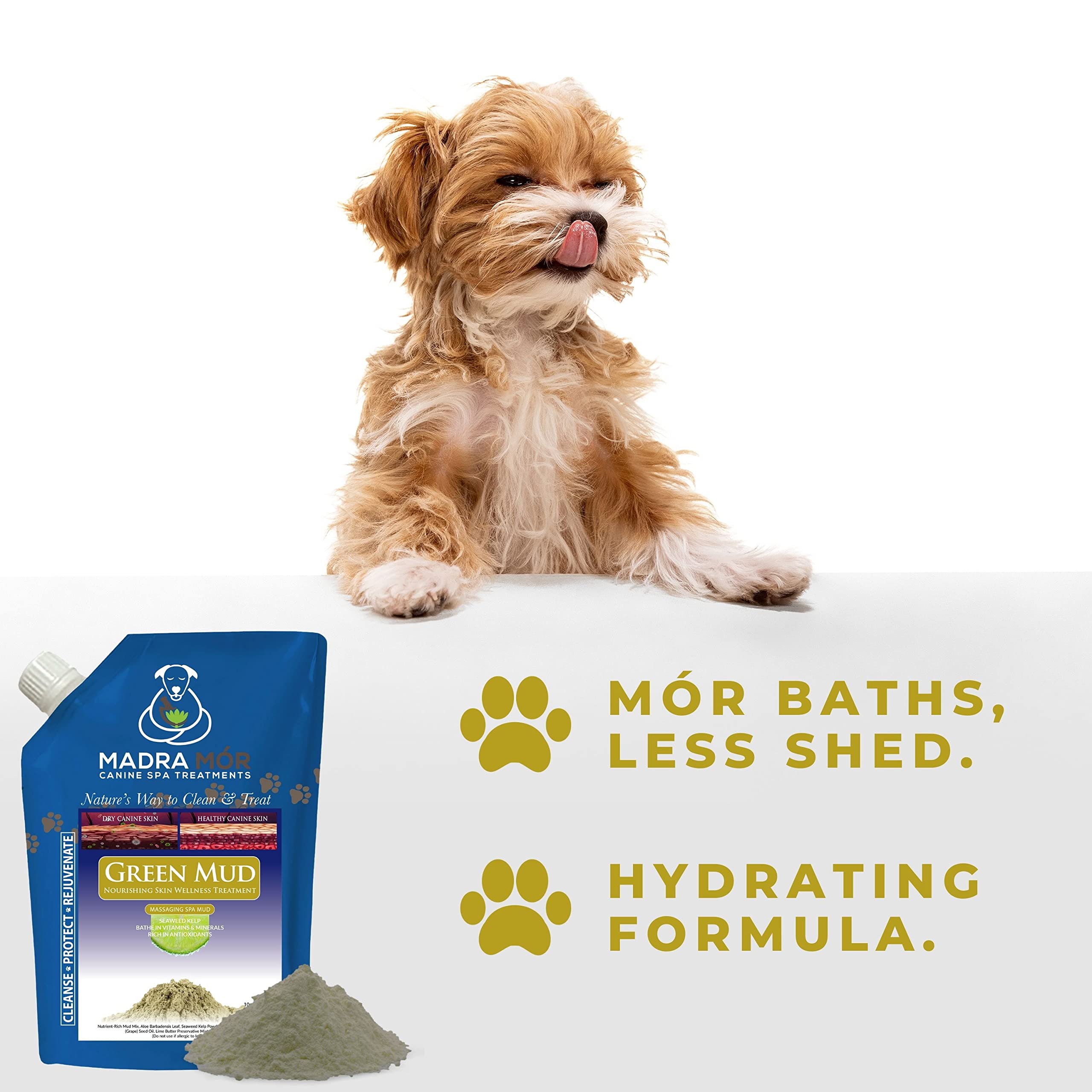 Worldwide Nutrition Bundle: Madra Mor - Dog Essentials Mud Bath, Dog Grooming, Dry Skin For Dogs Treatment, Dog Coat Skin Care P