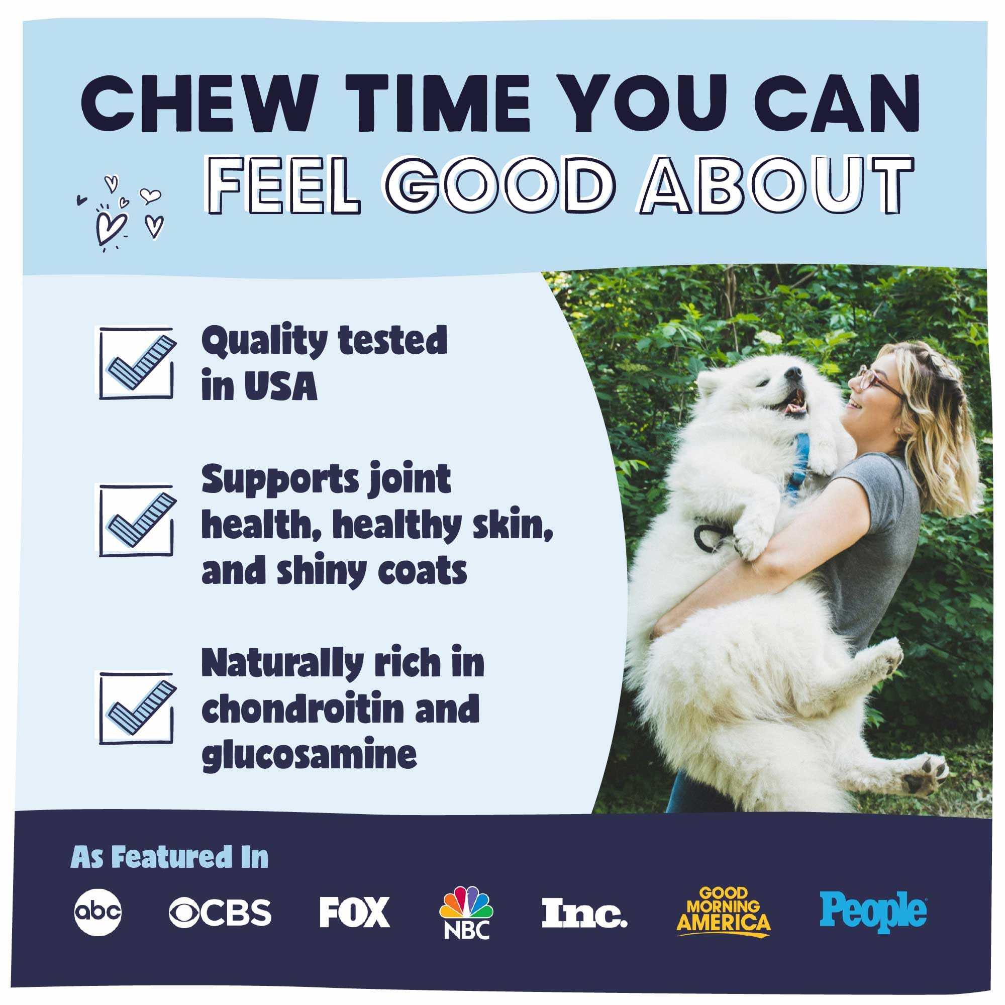 Pawstruck 2-in-1 Collagen Wrapped Jerky Natural Treats for Dogs - 5 Large Sticks - Limited Ingredient Grain Free for Small, Medi