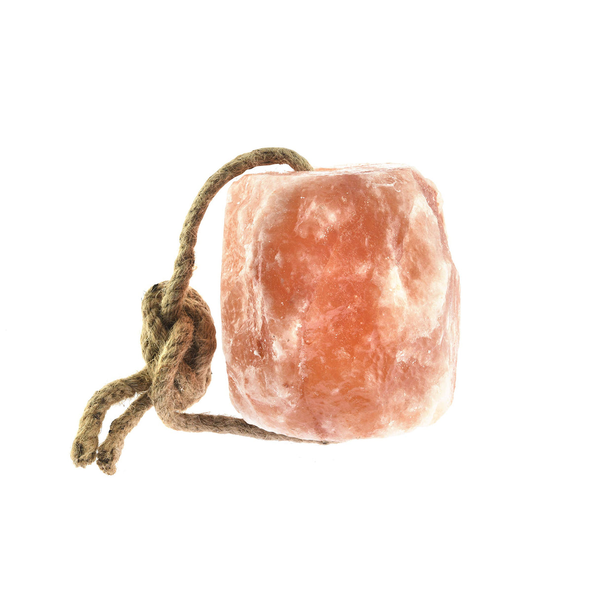 Umaid Himalayan Salt Lick 6 Lbs On Rope For Horse, Deer, Goat, And Livestock Animals - Himalayan Salt Block 1 Pack