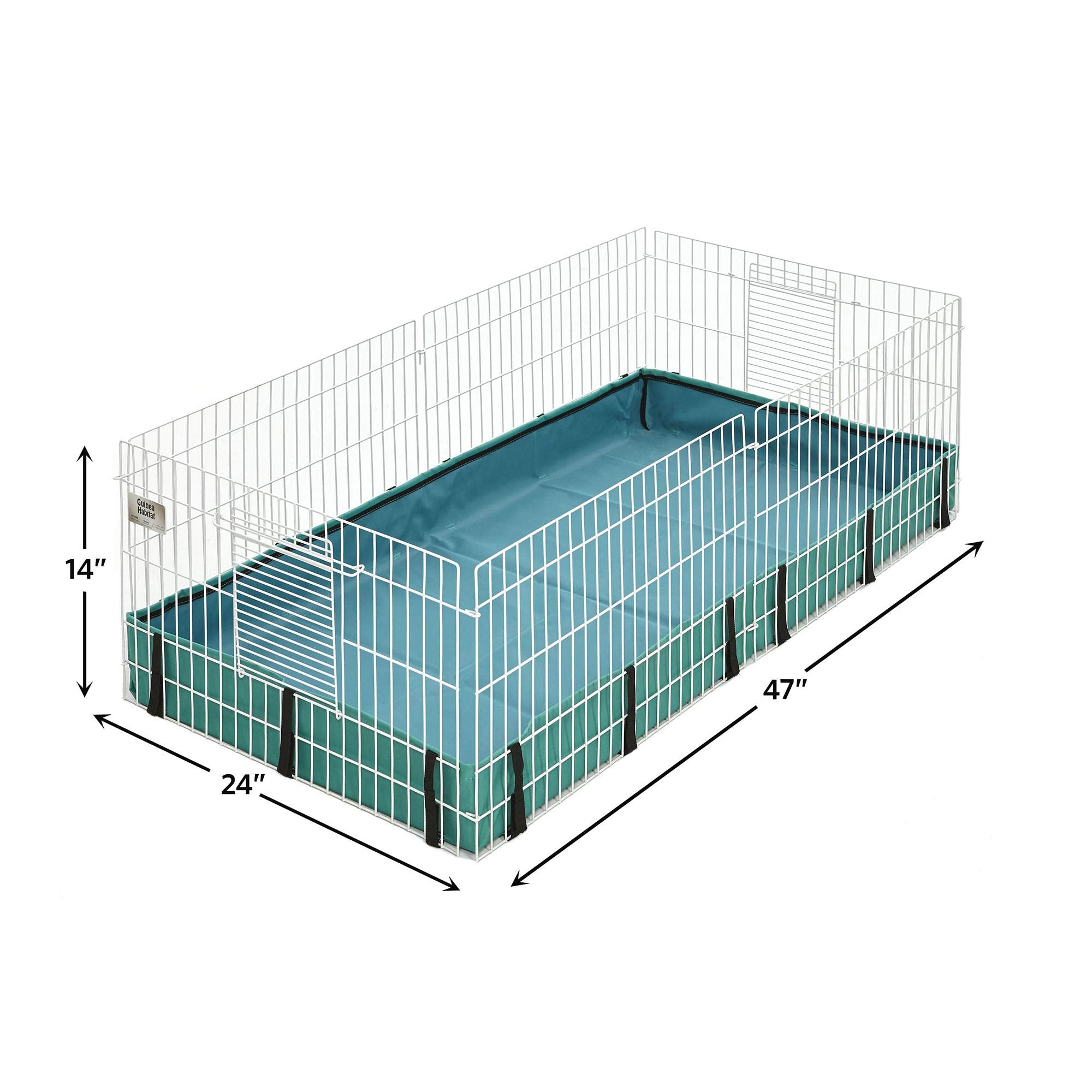 MidWest Homes for Pets Guinea Habitat Guinea Pig Cage by MidWest, 47L x 24W x 14H Inches