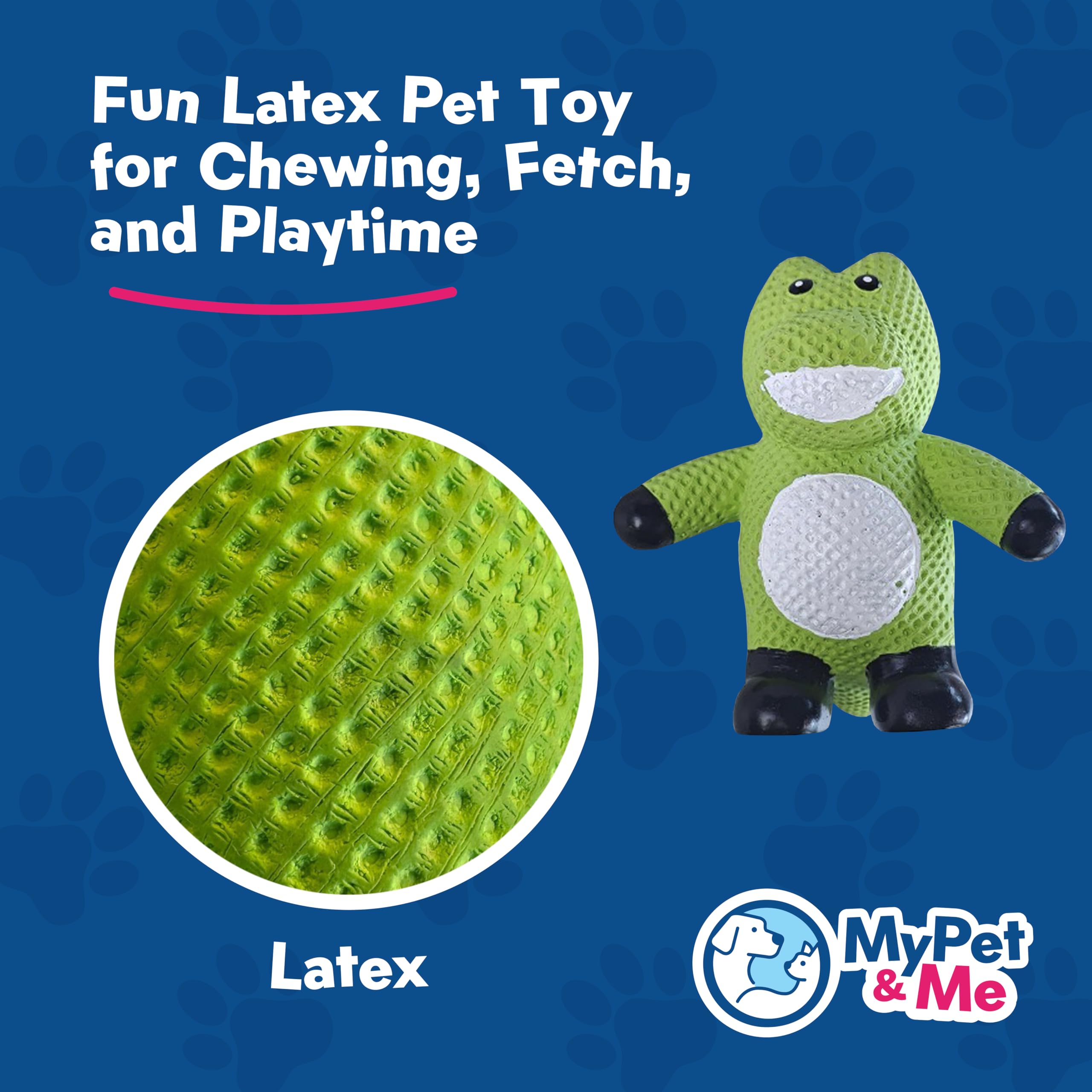 My Pet & Me - Squeaky Dog Toy - Durable Stuffed Toy For Dogs, Perfect For Chewing, Fetch, And Teething - Interactive Squeaker La