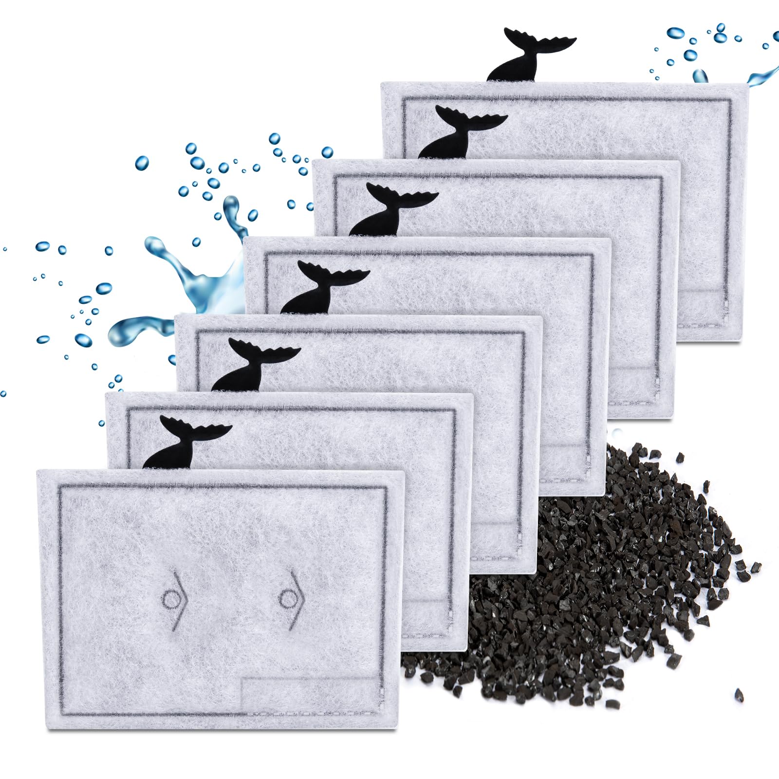 6 Packs Small Filters Cartridges Compatible With Aqueon Small Filter Carbon Filter Cartridge Compatible With Aqueon Quietflow E 