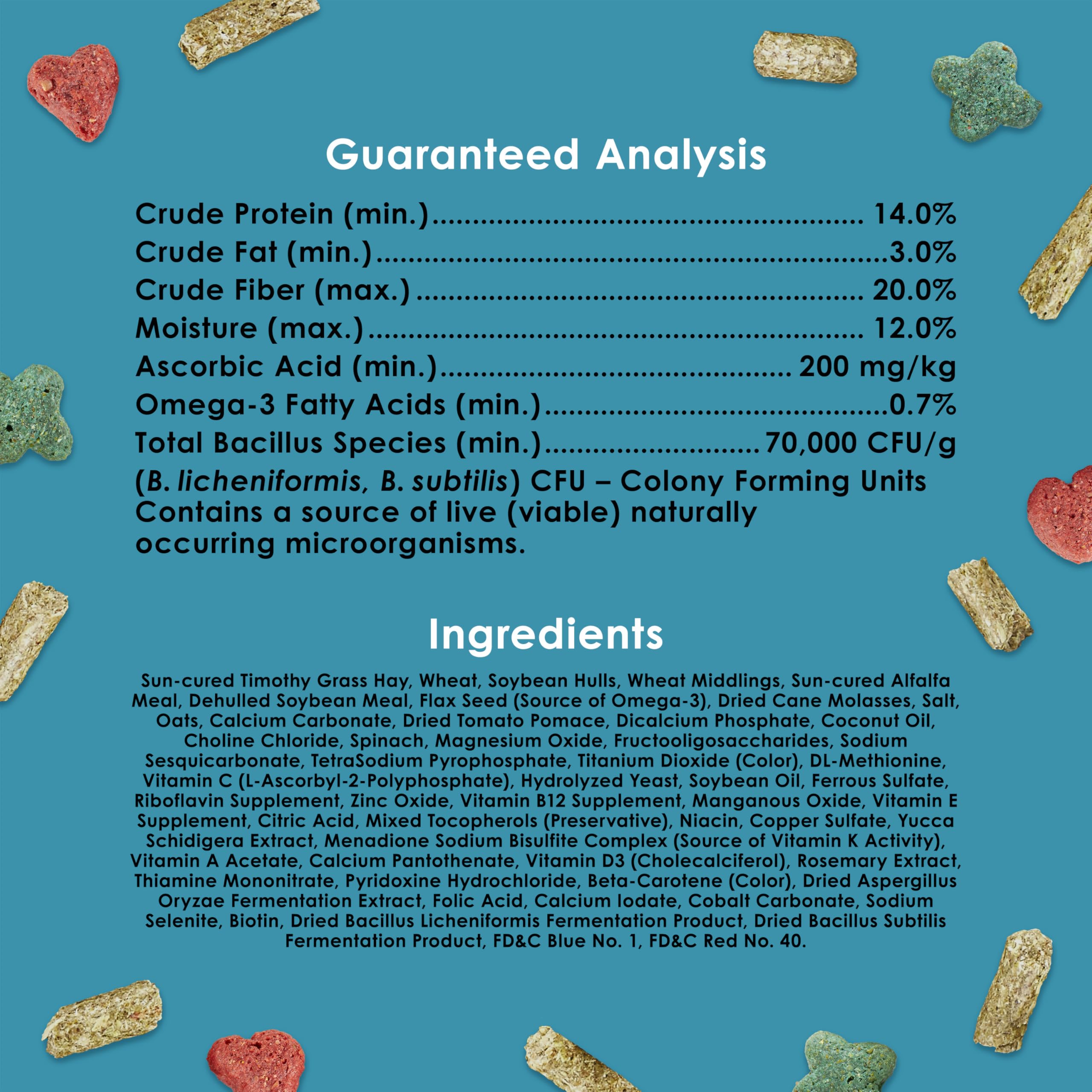 Kaytee Forti-Diet Pro Health Nourish+Protect Guinea Pig Food, Comprehensive Nutrition Backed by Science, Digestive Health, Immun