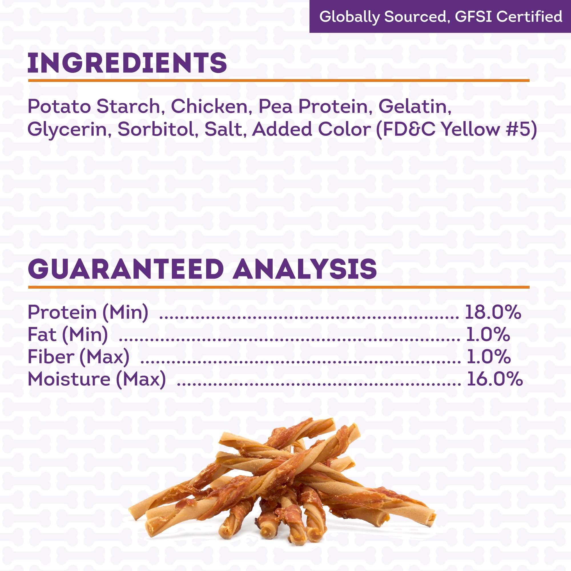 Treatly IncrediChews Stick w/Chicken Meat Wrap Dog Chew Treats - 10 Count/1 Pack