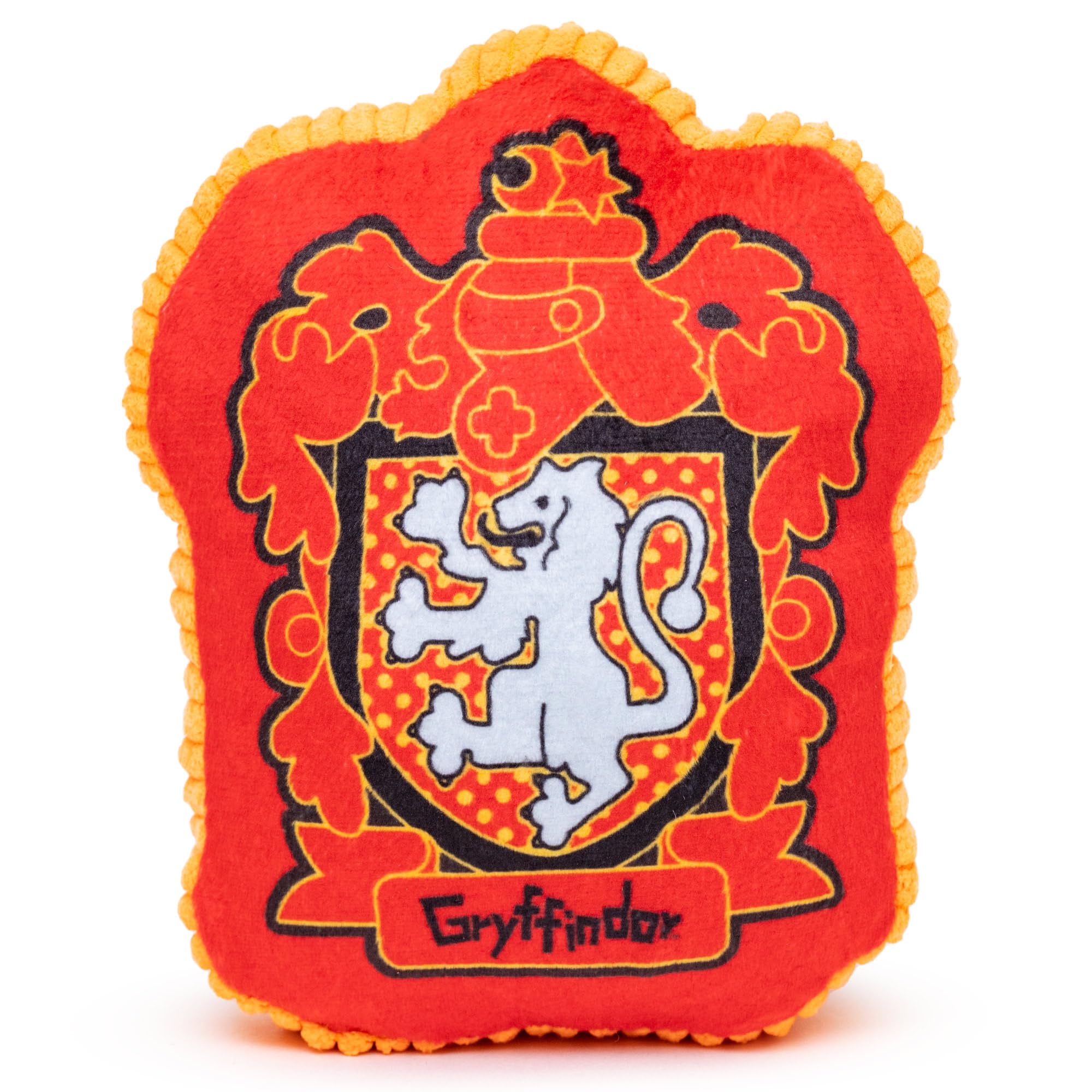 Buckle-Down The Wizarding World Of Harry Potter Dog Toy, Gryffindor Lion Crest Pet Toy, Plush