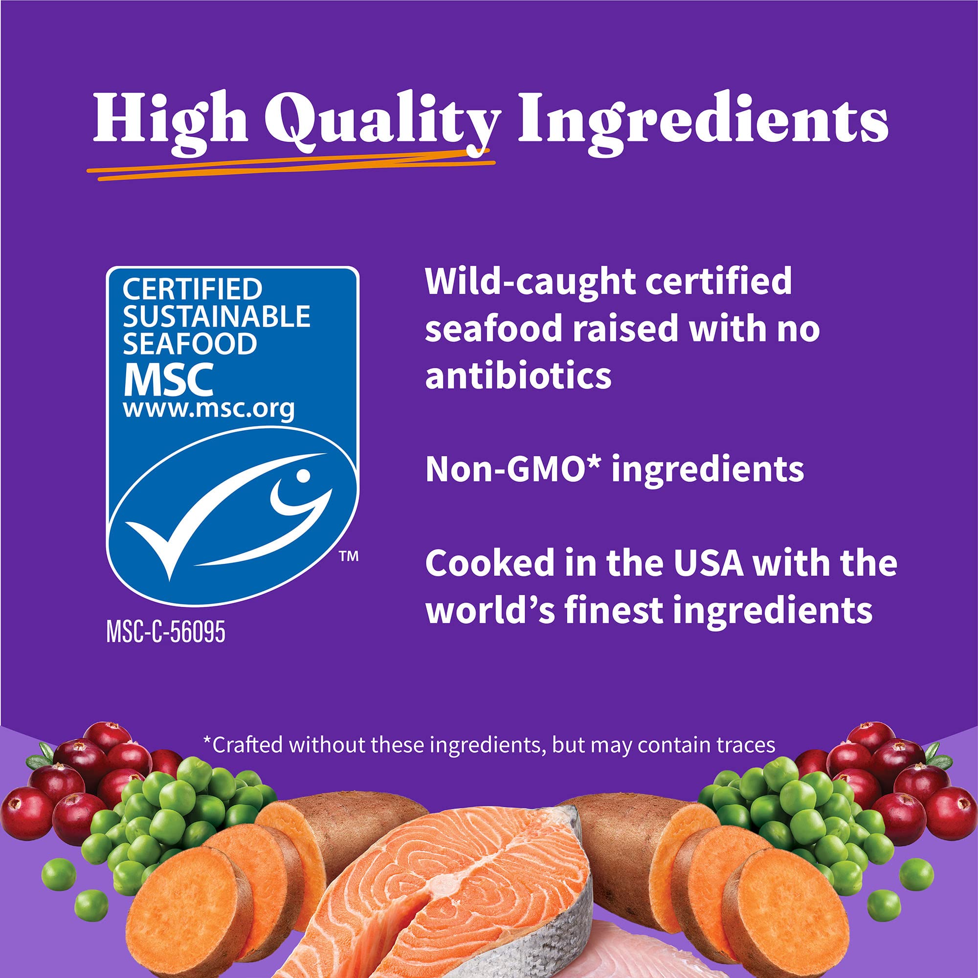Halo Holistic Indoor Cat Food Dry, Grain Free Wild-caught Salmon & Whitefish Recipe for healthy weight support, Complete Digesti