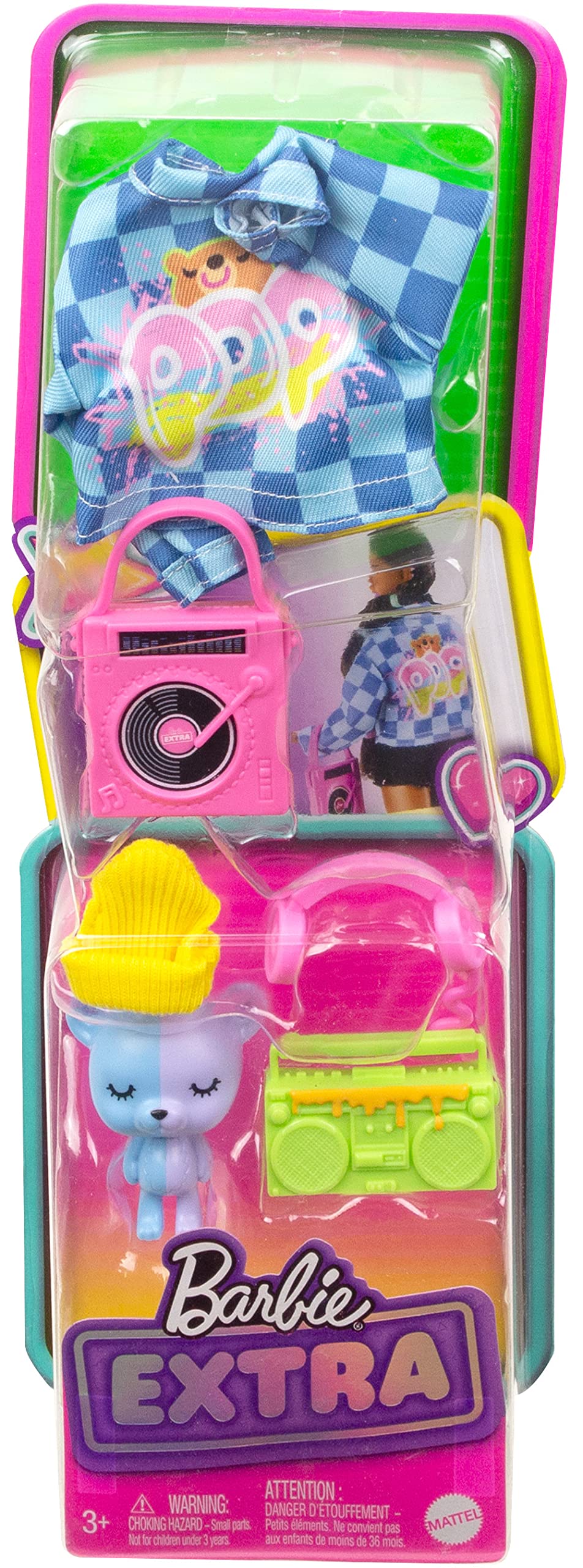 Barbie Extra Pet & Fashion Pack Assortment With Pet And Accessories For Doll And Pet, Gift For Kids Ages 3 Years Old & Up