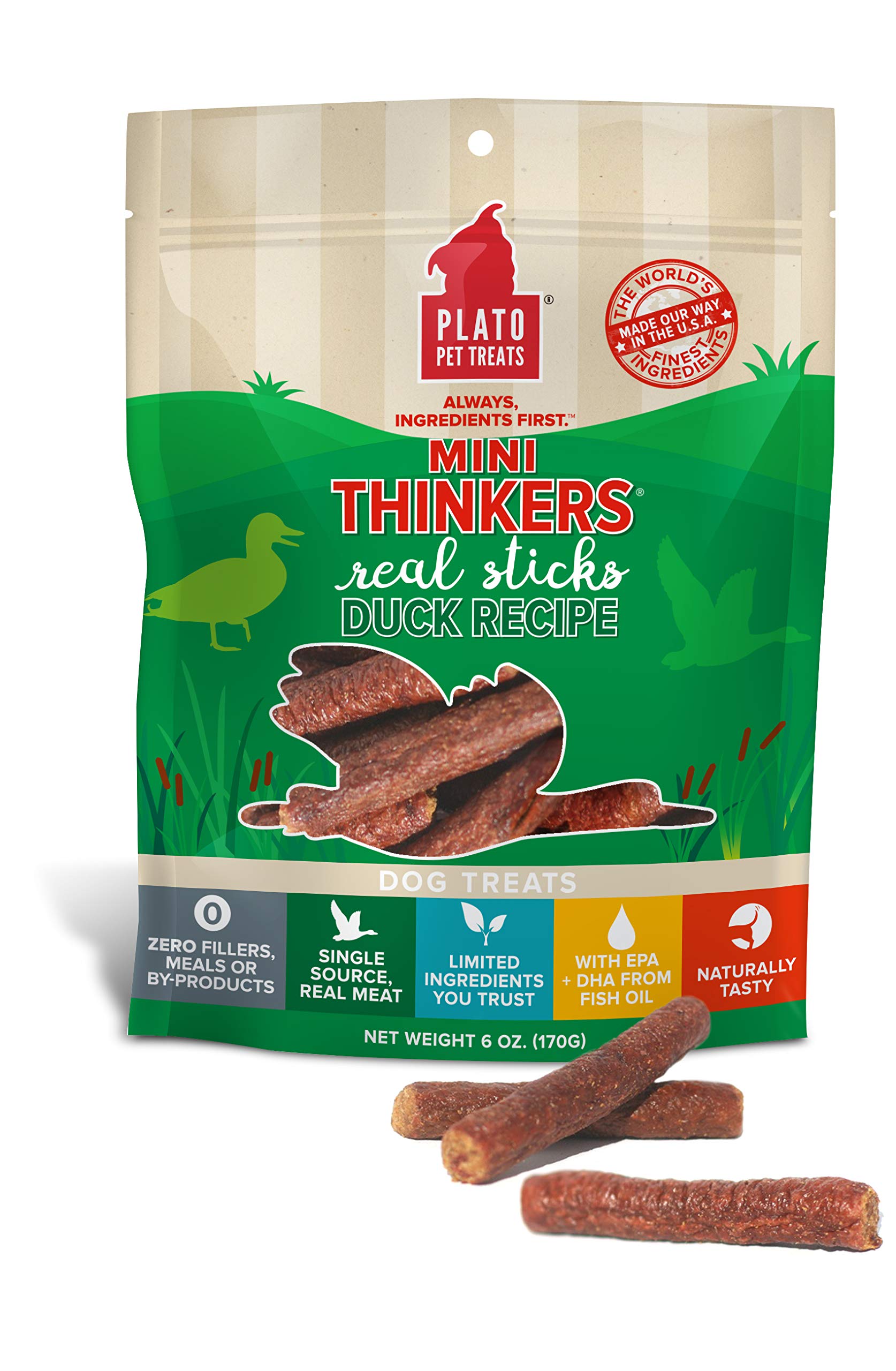PLATO Mini Thinkers Duck Recipe 3oz, Natural (850002221336)