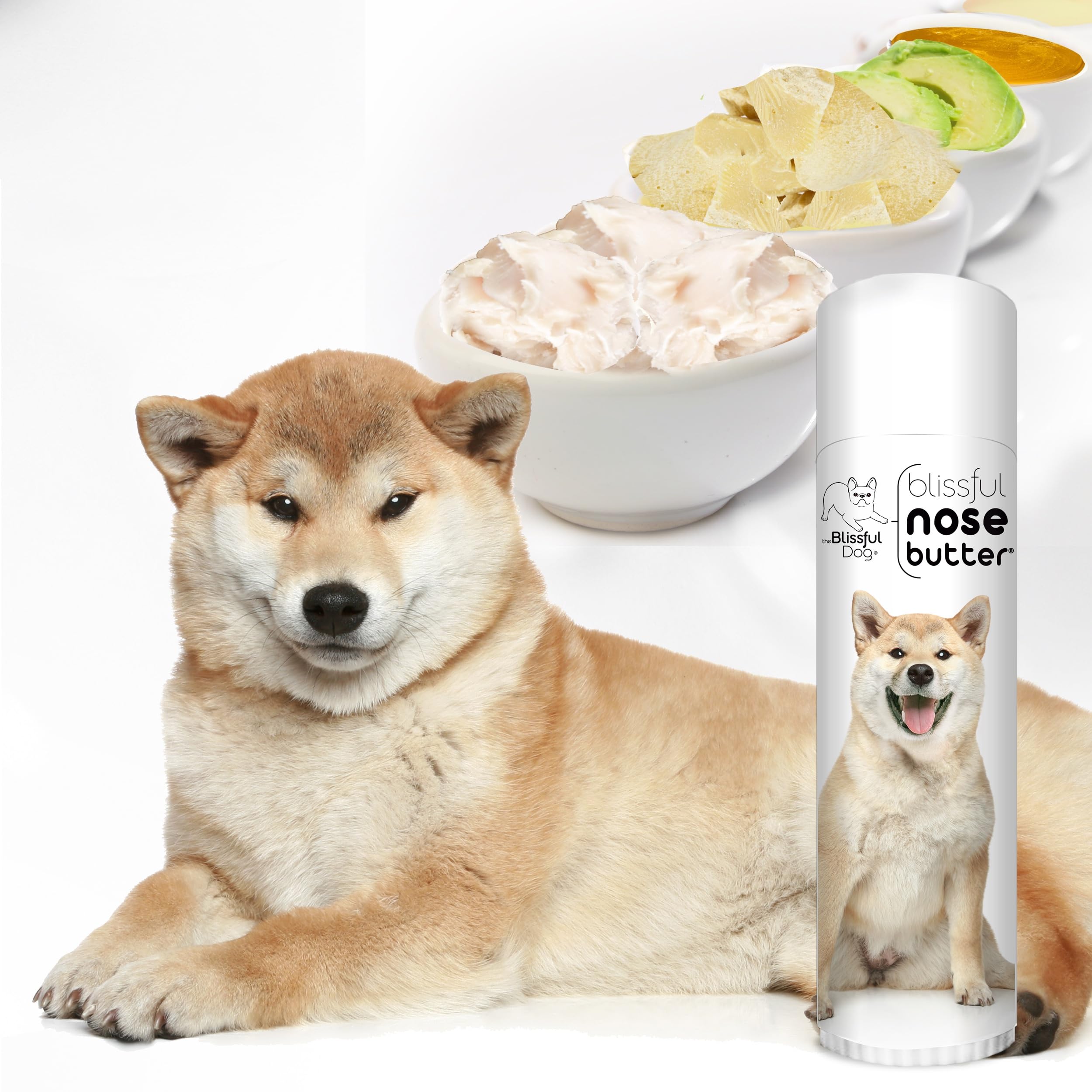 The Blissful Dog Shiba Inu Unscented Nose Butter - Dog Nose Butter, 0.50 Ounce