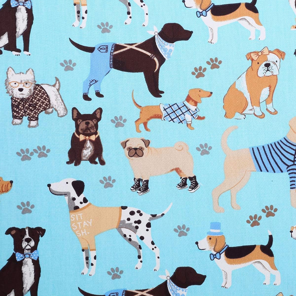 Suyfhdc Dog Bed Cover-Washable Dog Bed Cover, Dog Bed Replacement Cover,Cotton Waterproof Warm Dog Mattress Cover,Bed Cover For