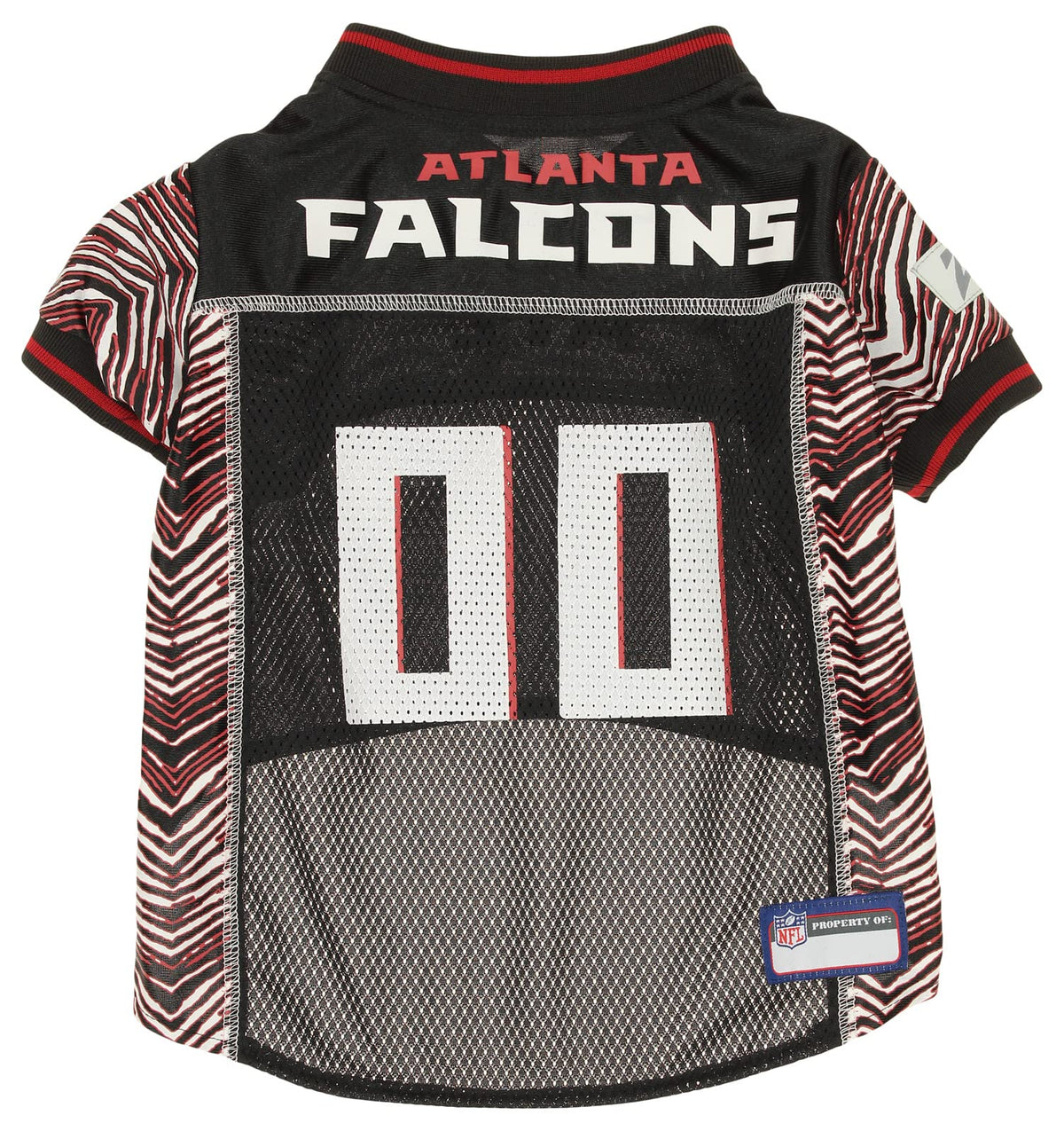 Zubaz Nfl Team Pet Jersey For Dogs, Atlanta Falcons, Medium