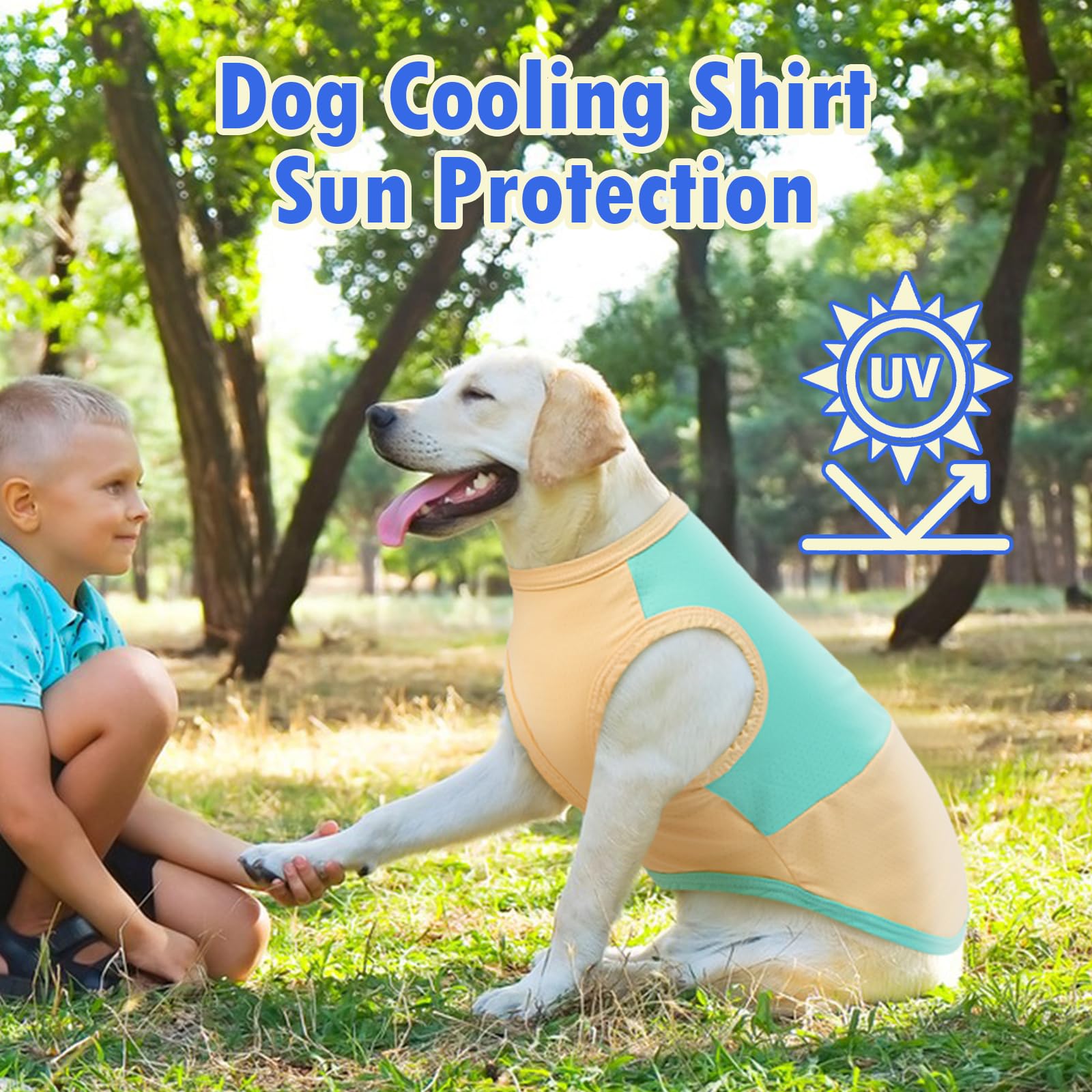 Migohi Comfortable Dog Tee Shirt For Large Dogs,3Xl Dogs Summer T-Shirts,Lower Body Temperature Dog Sleeveless Vest For Large Ma