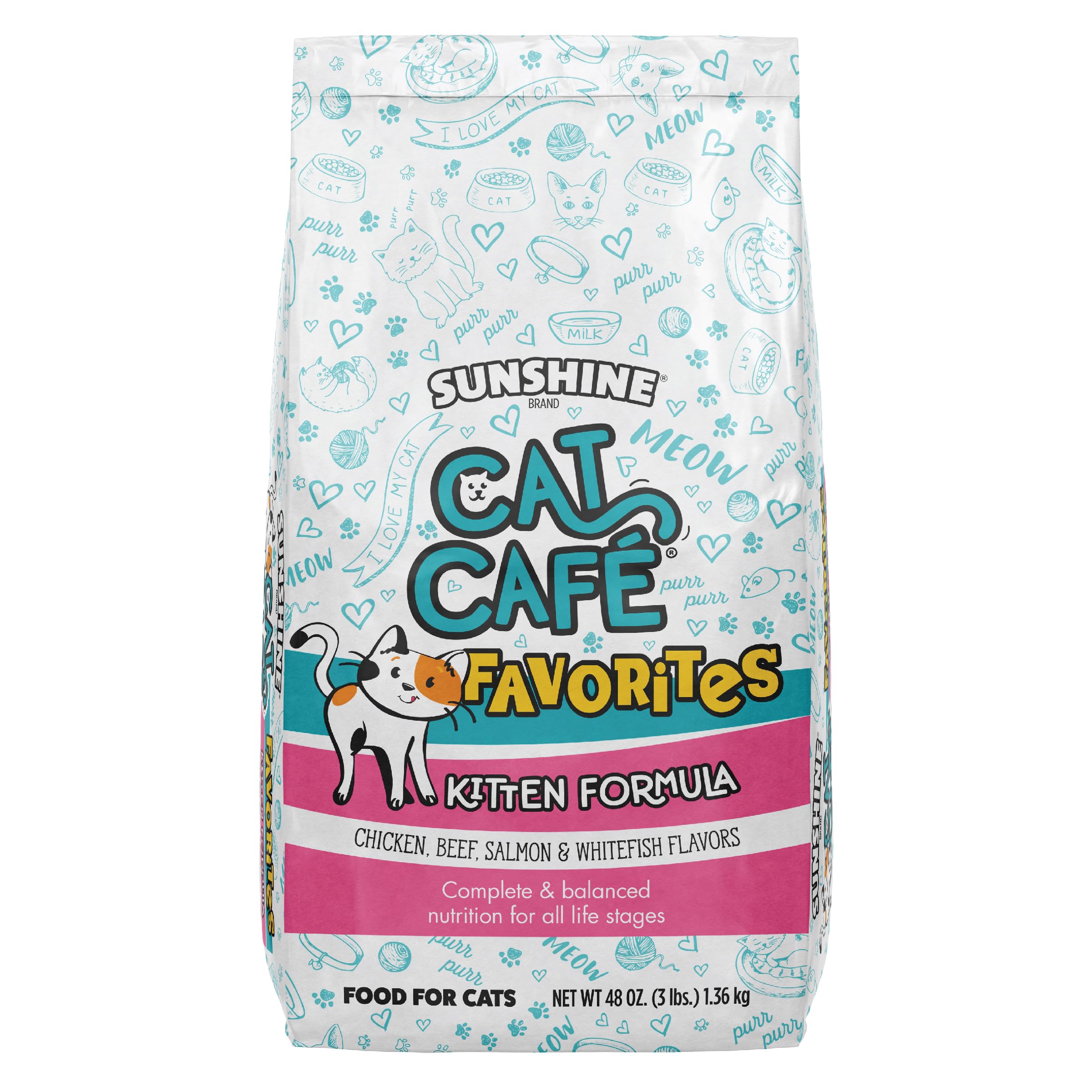 Cat Caf    Kitten Essentials Cat Food, 3lb