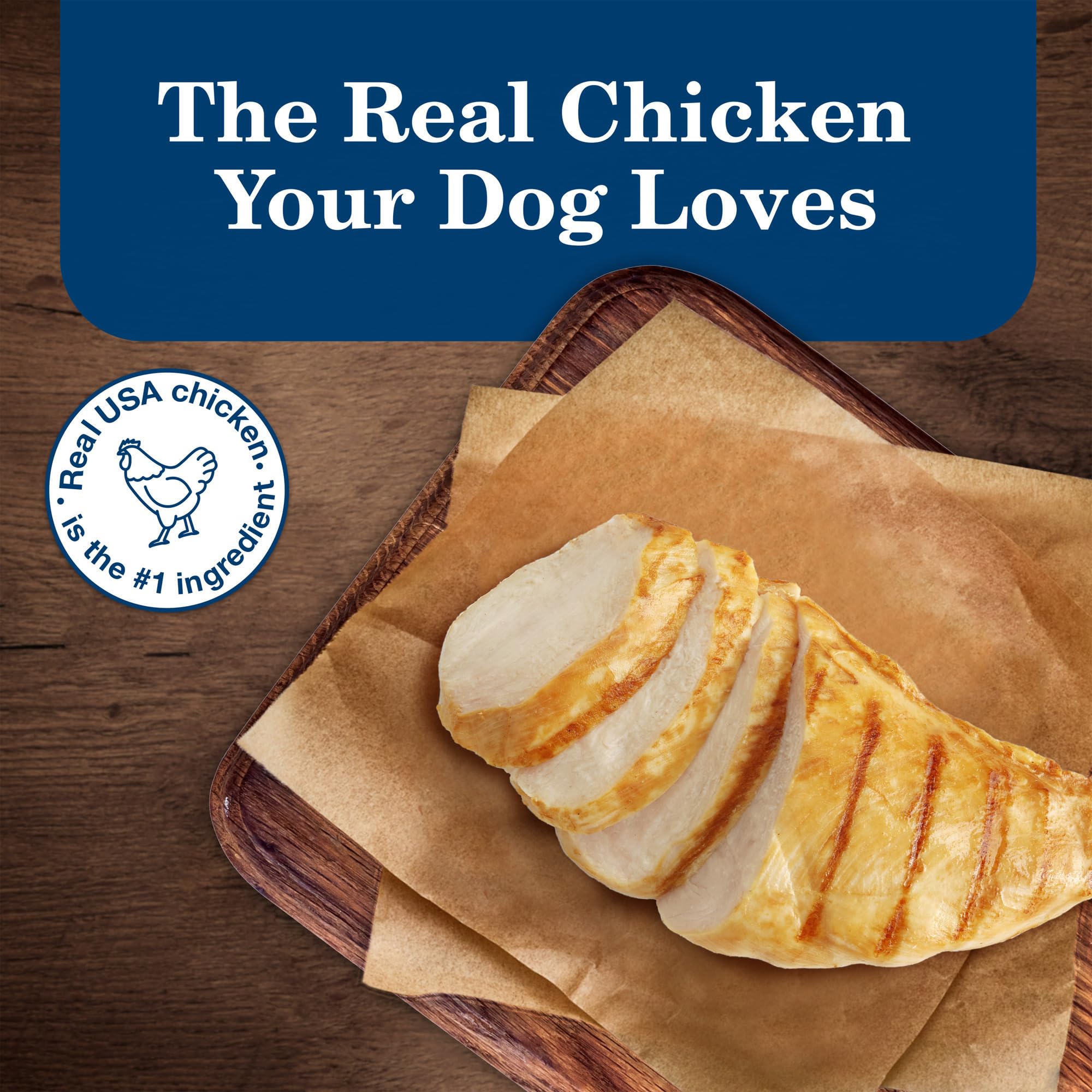 Blue Buffalo Homestyle Recipe Large Breed Adult Wet Dog Food, Made with Natural Ingredients, Chicken Dinner With Garden Vegetabl