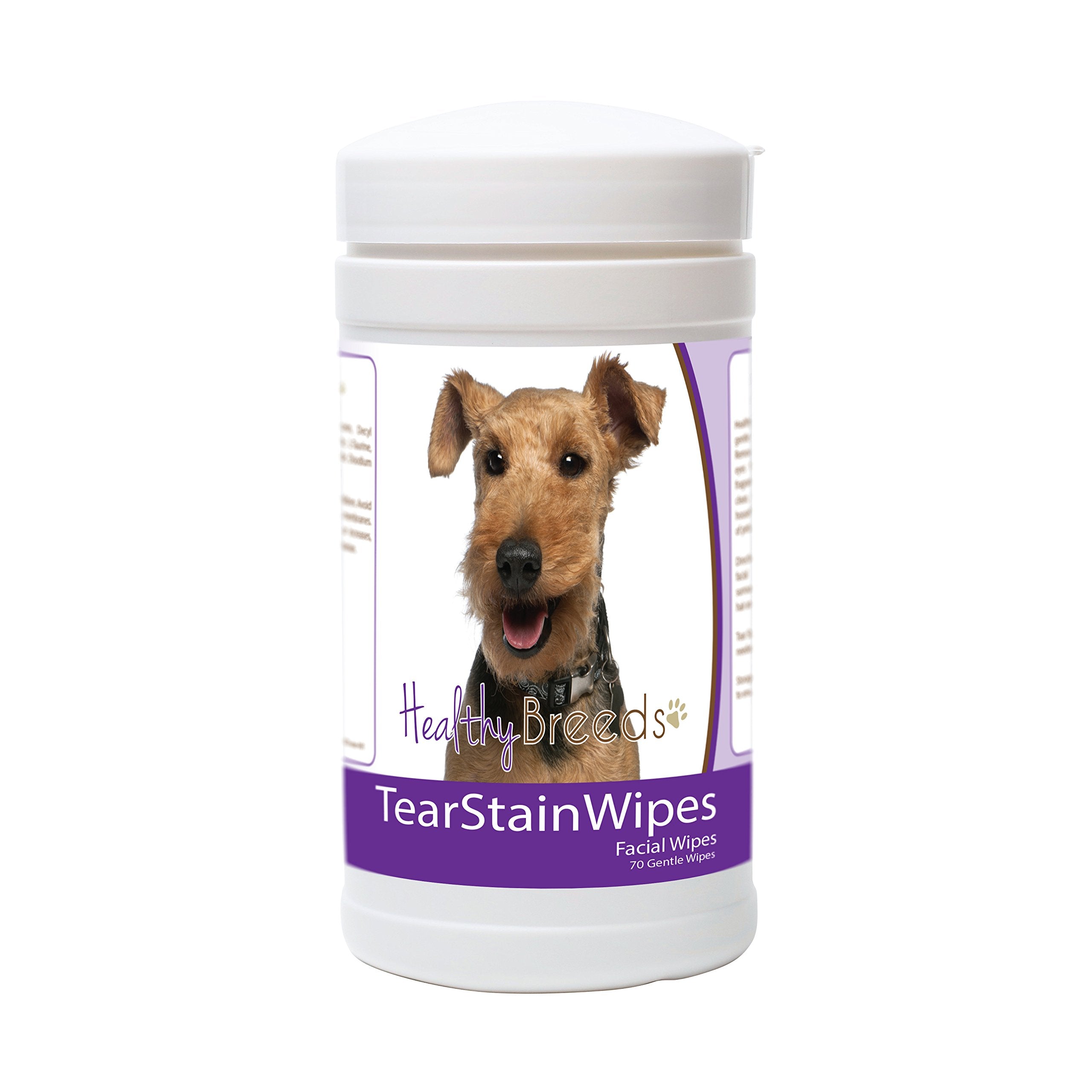 Healthy Breeds Welsh Terrier Tear Stain Wipes 70 Count
