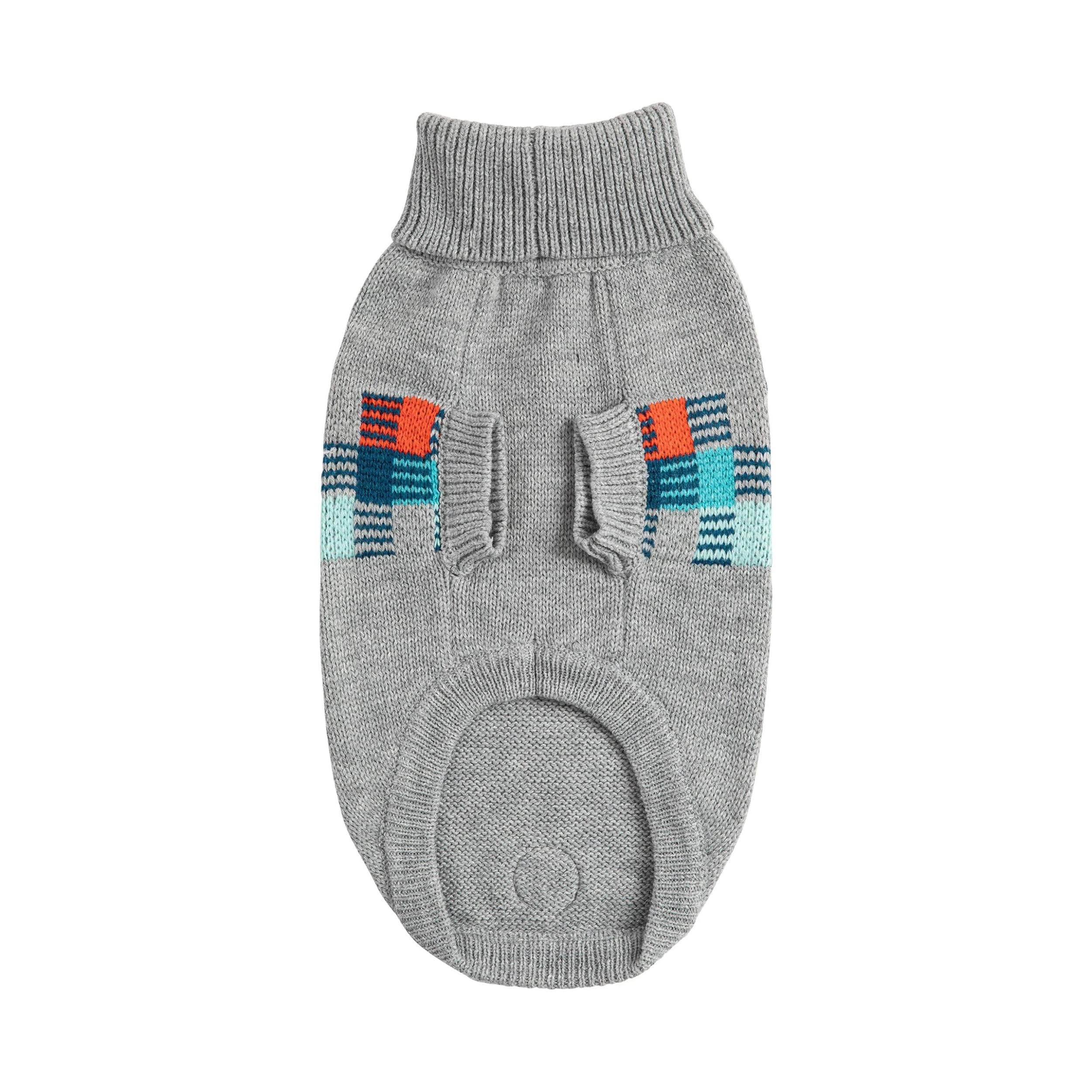 Gf Pet Grey Winter Sailor Dog Parka, Medium
