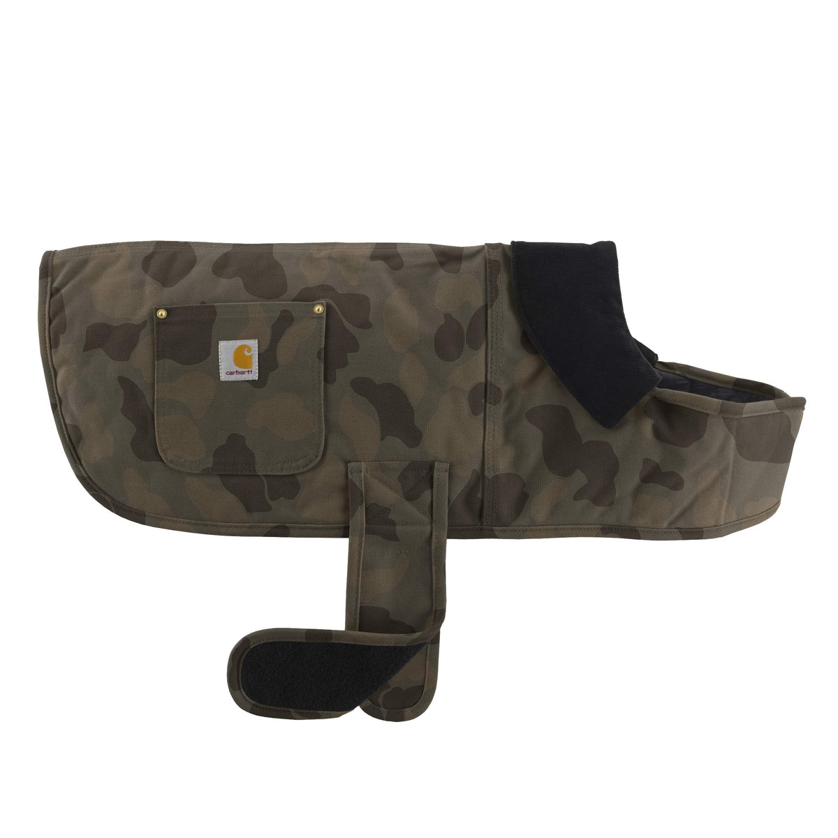 Carhartt Firm Duck Insulated Dog Chore Coat, Duck Camo Tarmac, Medium