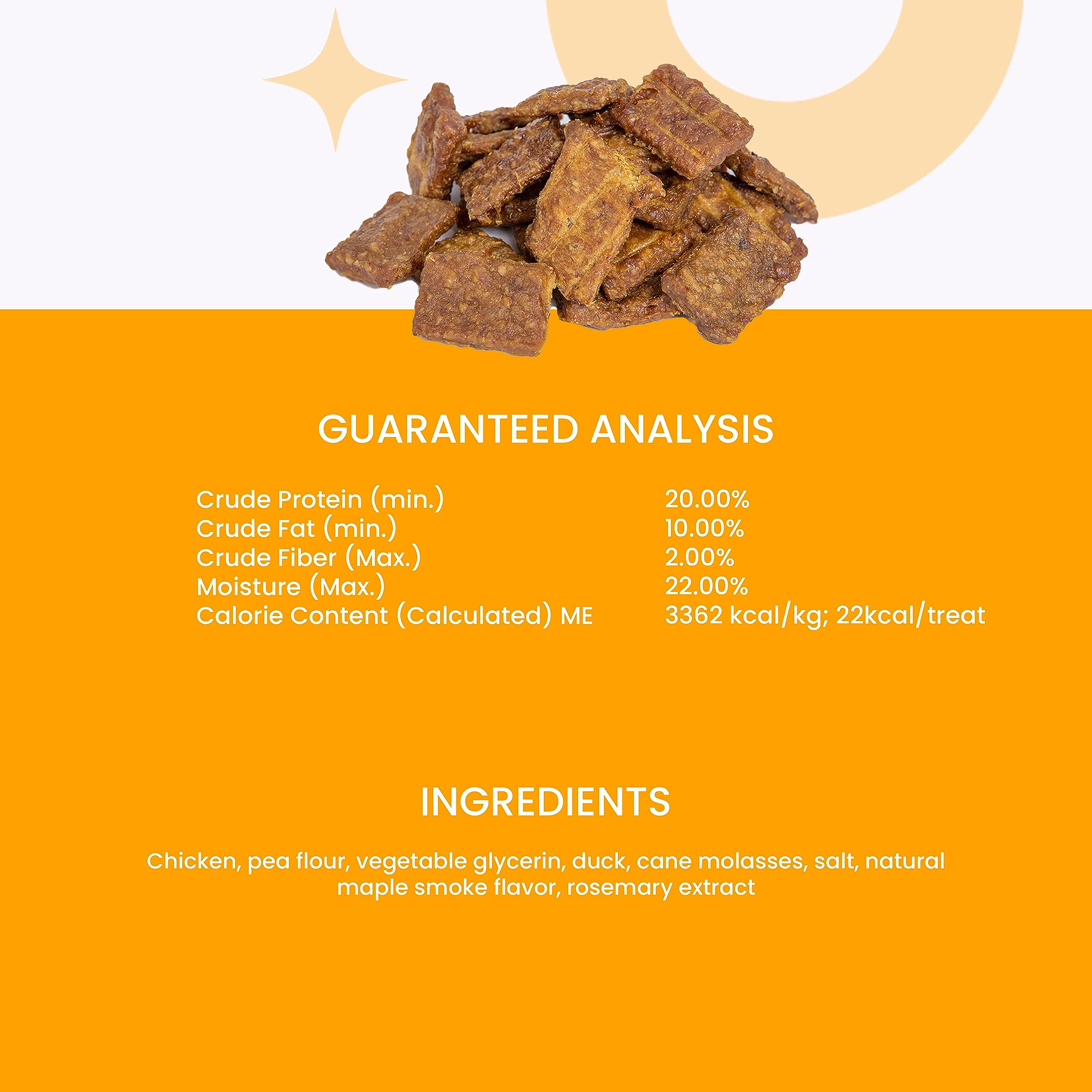 I and love and you Nice Jerky Bites - Chicken + Duck - Grain Free, Real Beef, Training Treat, Chewy Dog Treats, Filler Free, 4oz