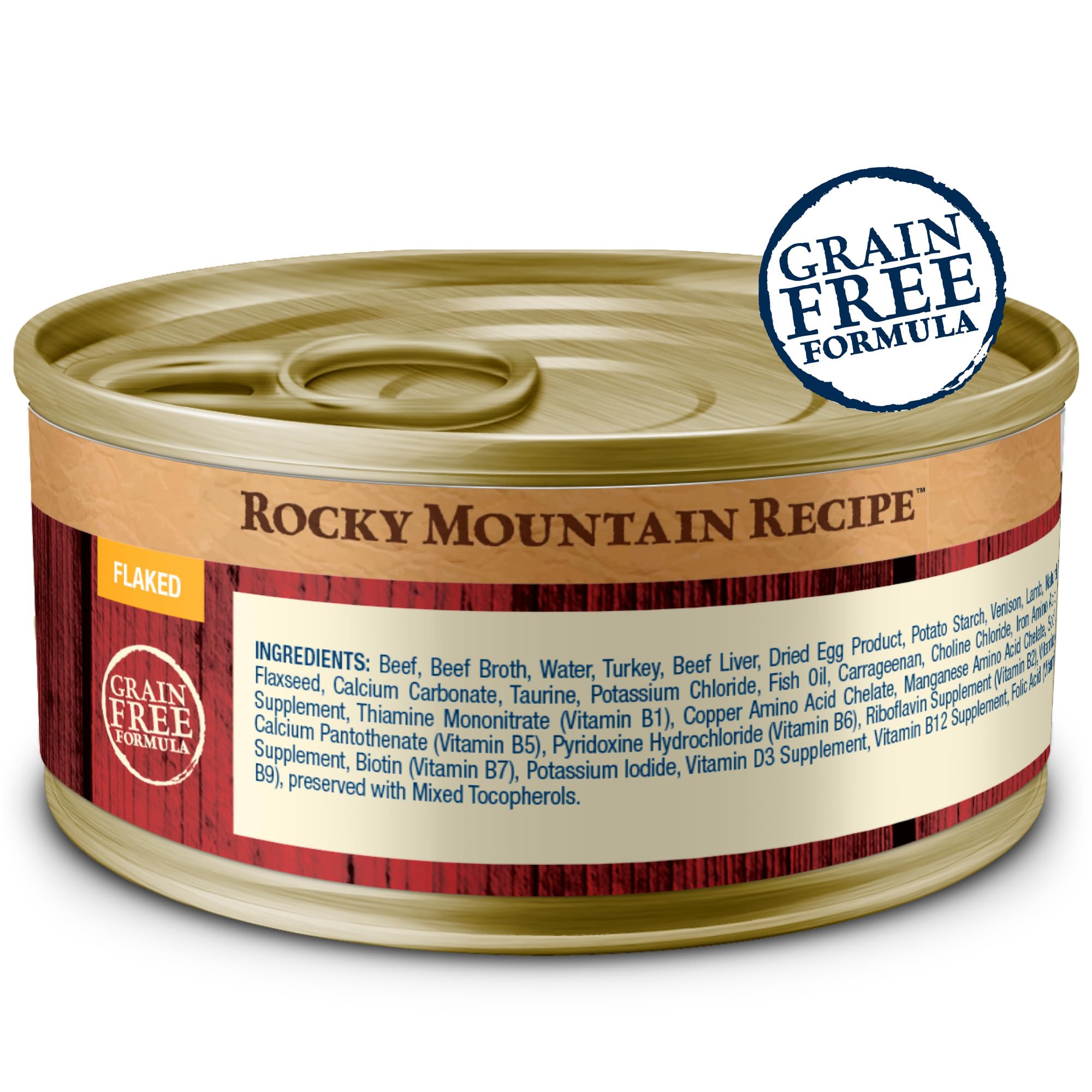 Blue Buffalo Wilderness Rocky Mountain Recipe Flaked Wet Cat Food, Chicken-Free & Grain-Free Recipe, Made with Natural Ingredien