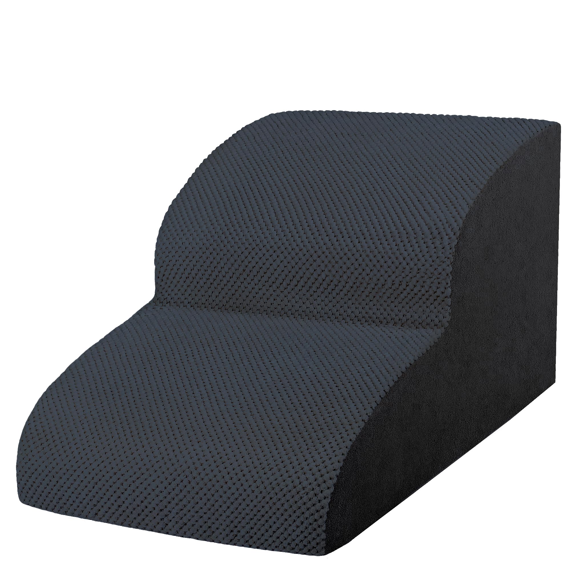 Dog Stairs For Small Dogs, High Density Foam Pet Steps, Extra Wide Non-Slip Pet Ramp For High Beds Or Couch, Soft Doggie Ladder 