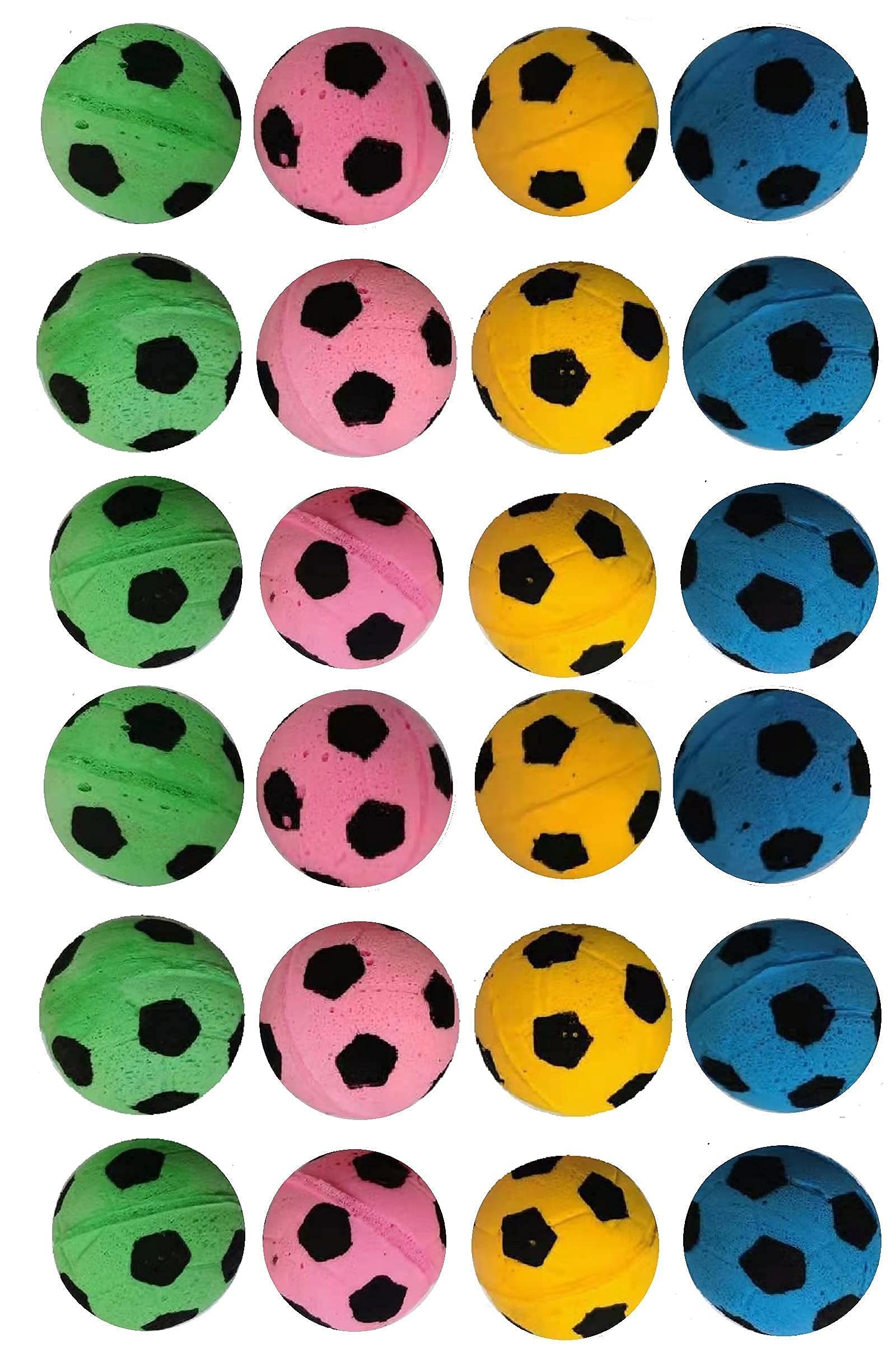 Shuyue Foam Soccer Balls Cat Toys (Balls Cat Toys (24Pcs))