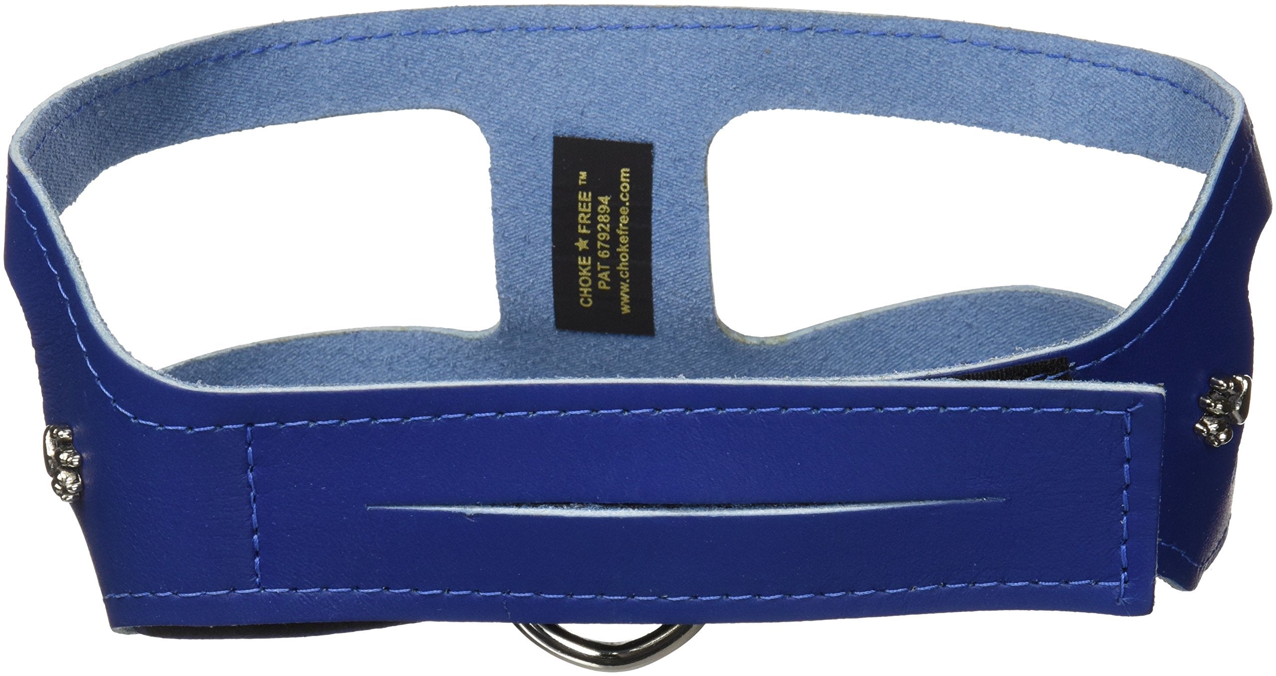 Chokefree Pet Shoulder Collar, 24-Inch, Non Metallic Blue
